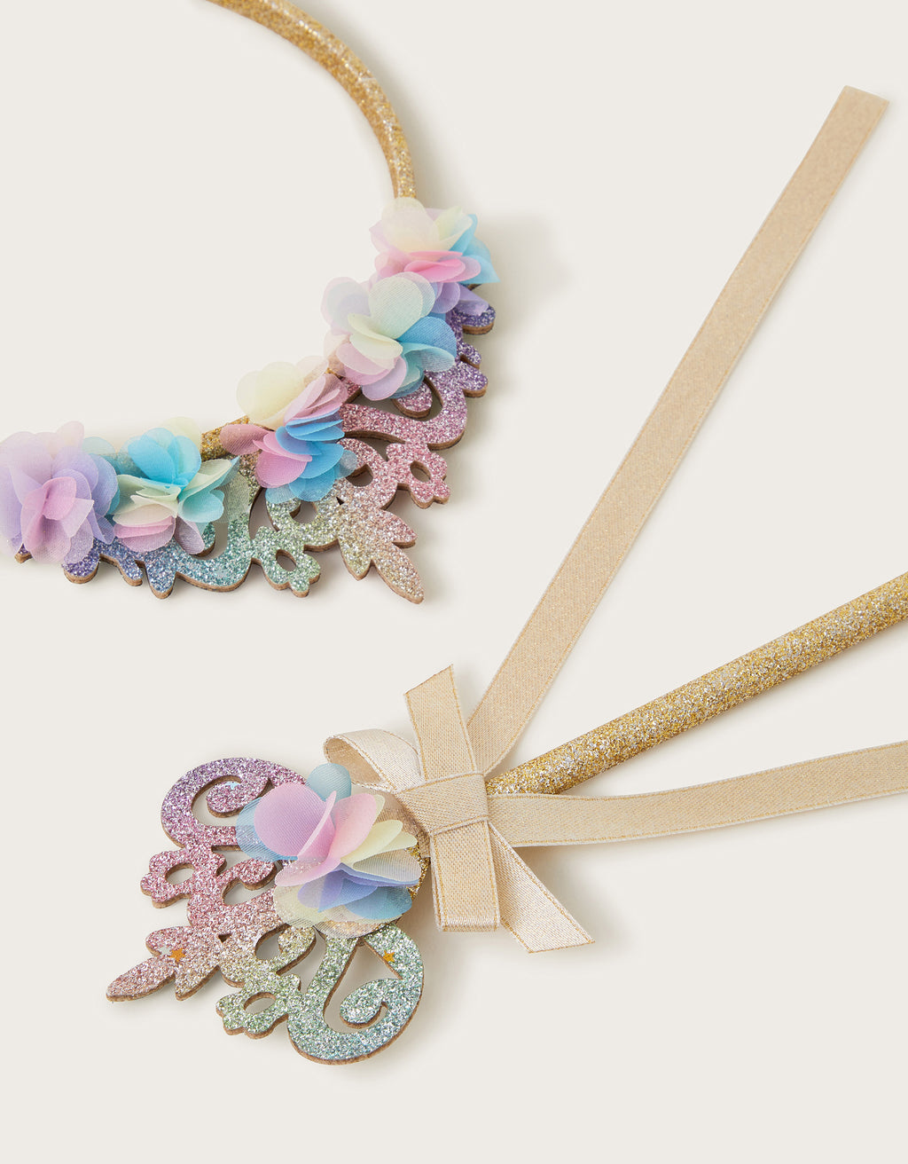 SET AKSESOARA - RAINBOW TIARA & WAND SET