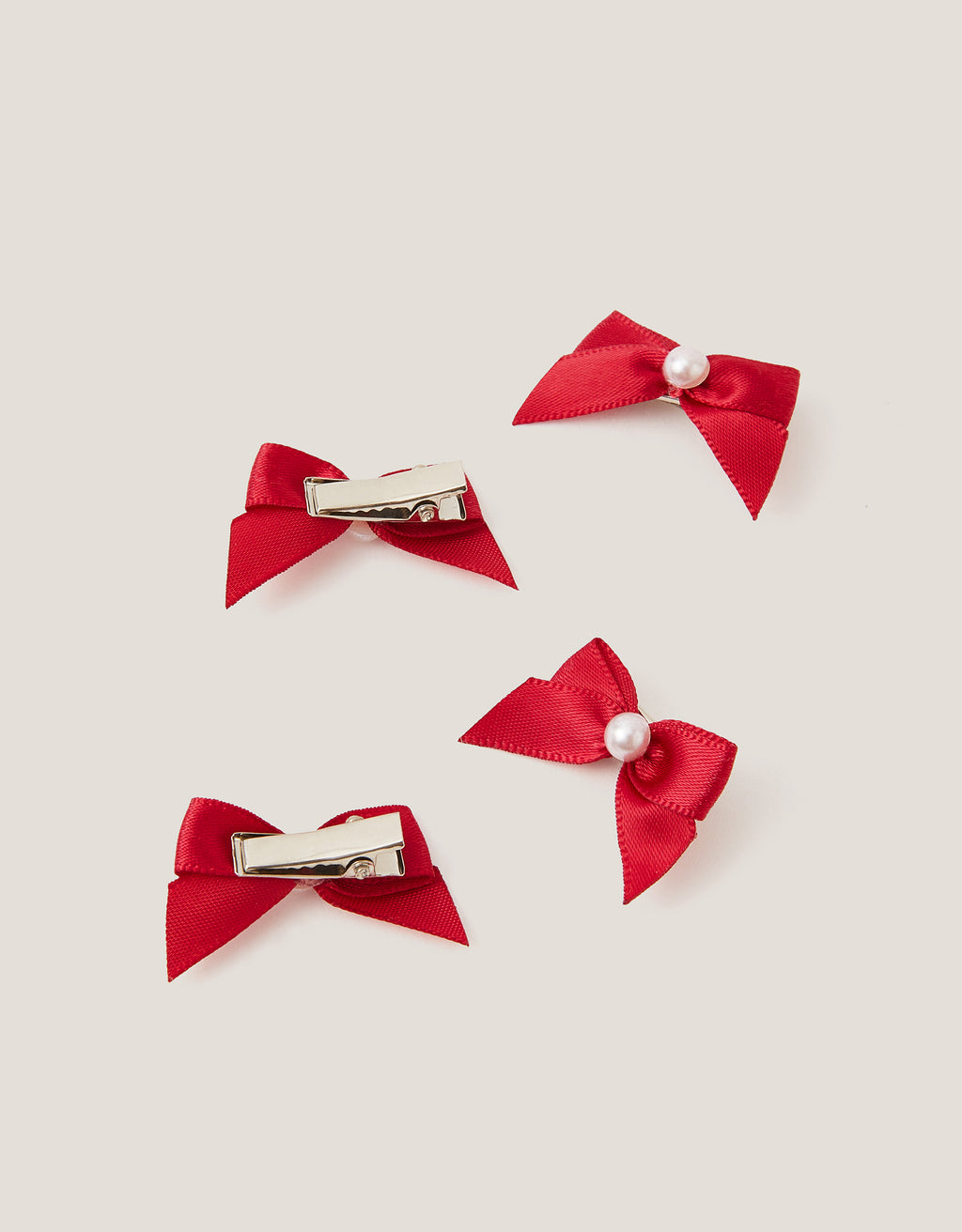 SET SNALA - 4PK MINI BOW CLIPS