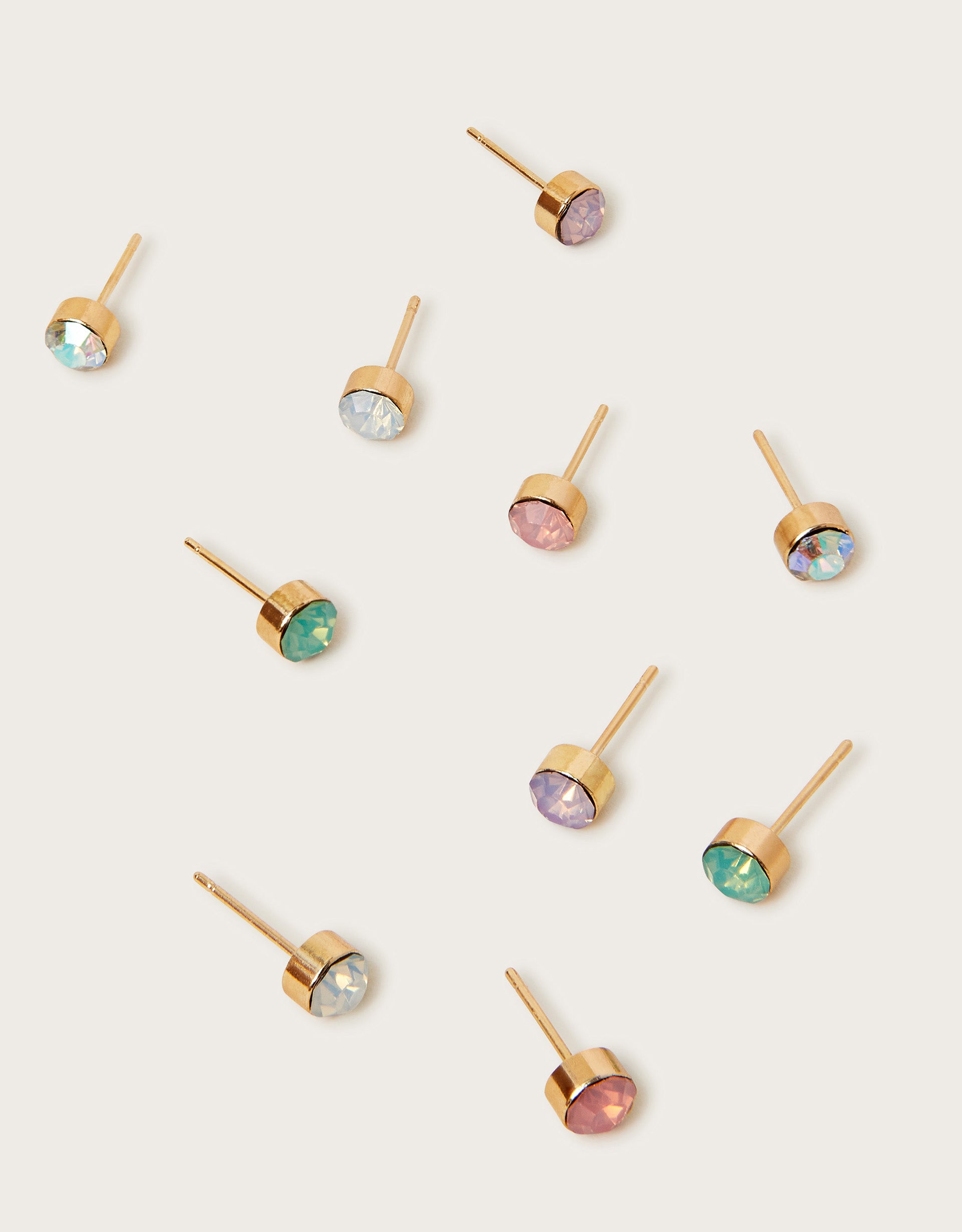 SET MINDJUSA - 5PK PASTEL STUD EARRINGS