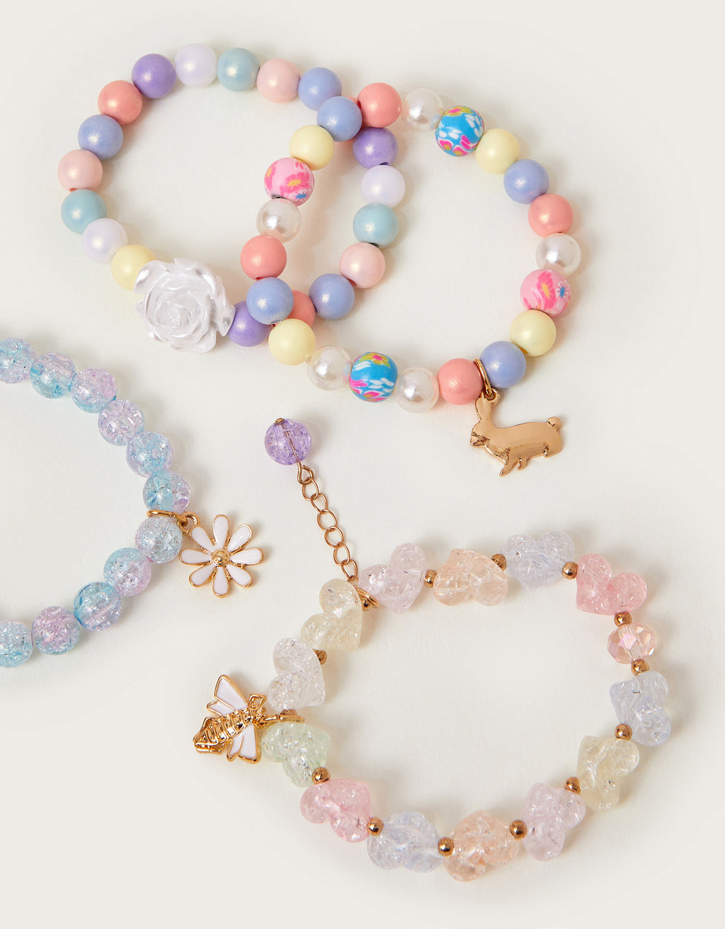 SET NARUKVICA - 4PK PEARLY BEADED BLET