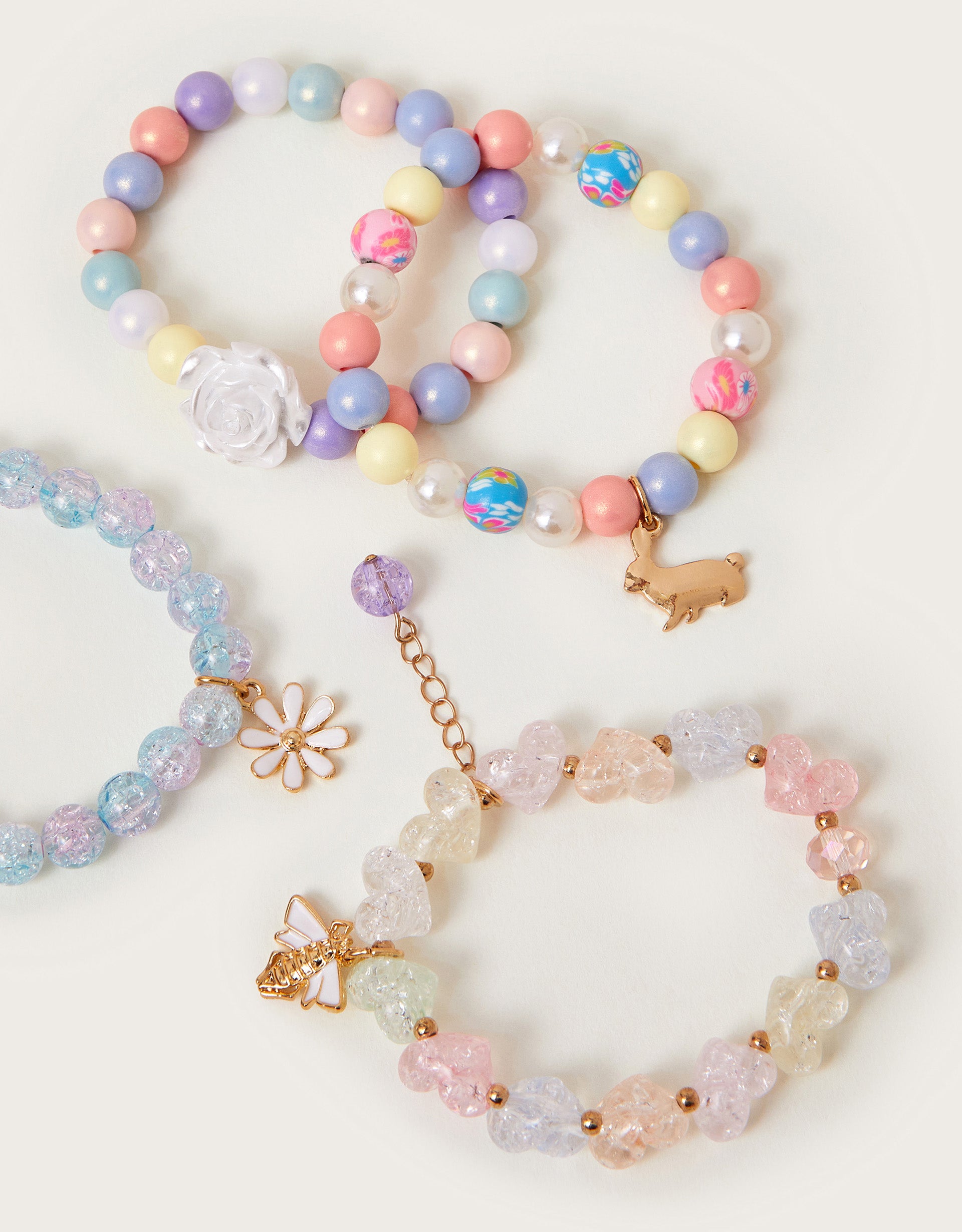 SET NARUKVICA - 4PK PEARLY BEADED BLET