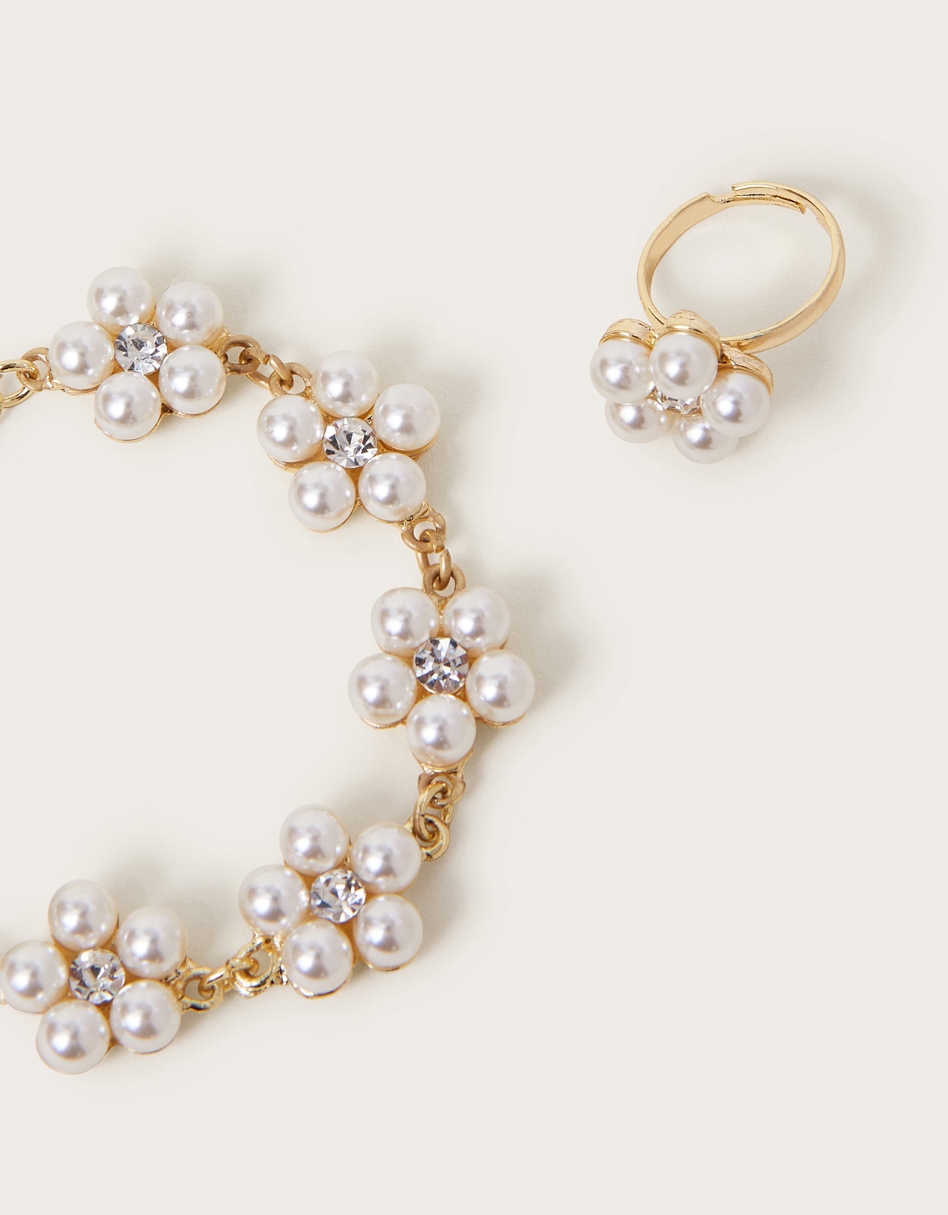 SET AKSESOARA - PEARL FLOWERGRIL BLET SET