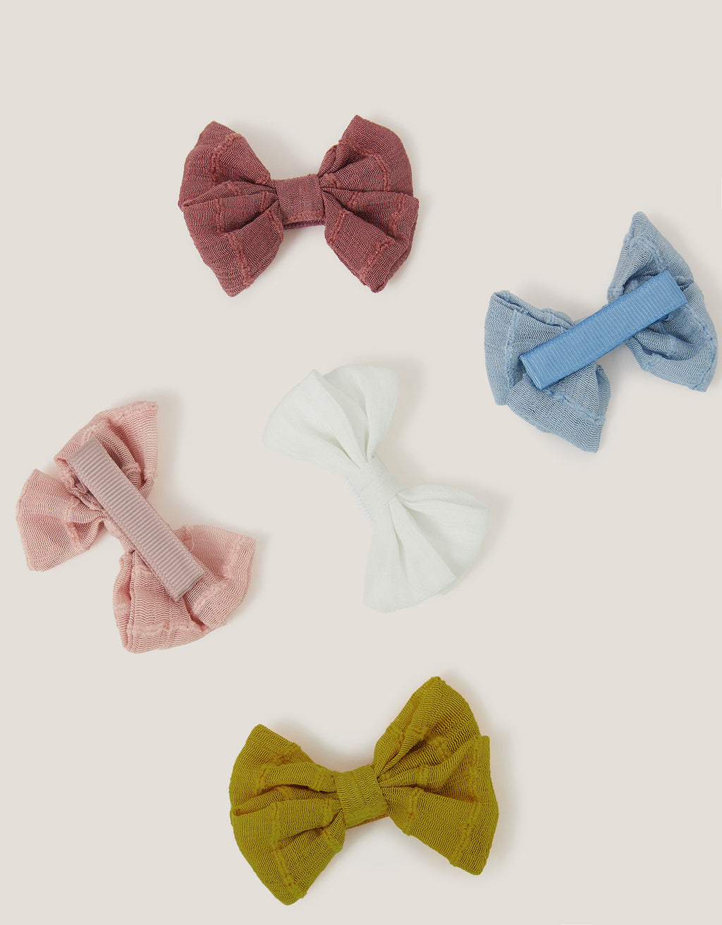 SET SNALA ZA KOSU - 5PK BOW CLIPS