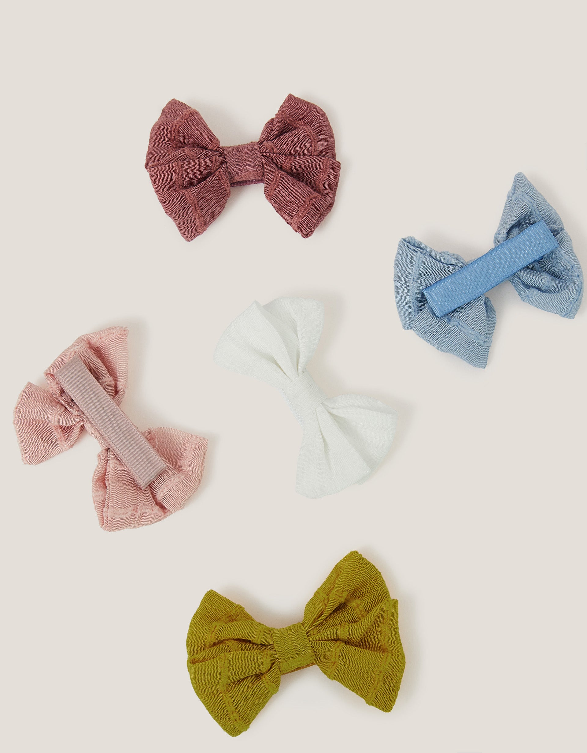 SET SNALA ZA KOSU - 5PK BOW CLIPS