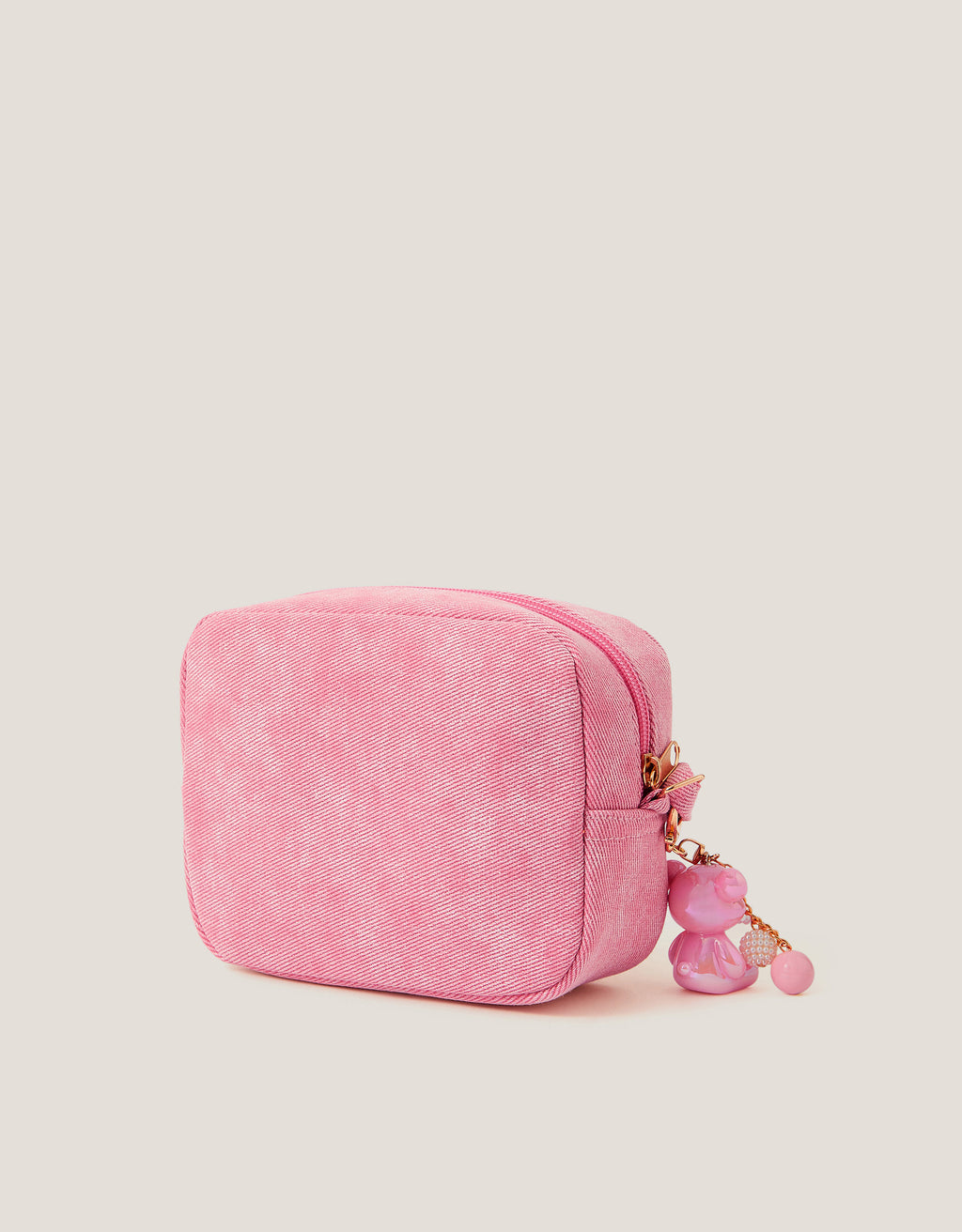 TORBA - QUILTED DENIM HEART BAG