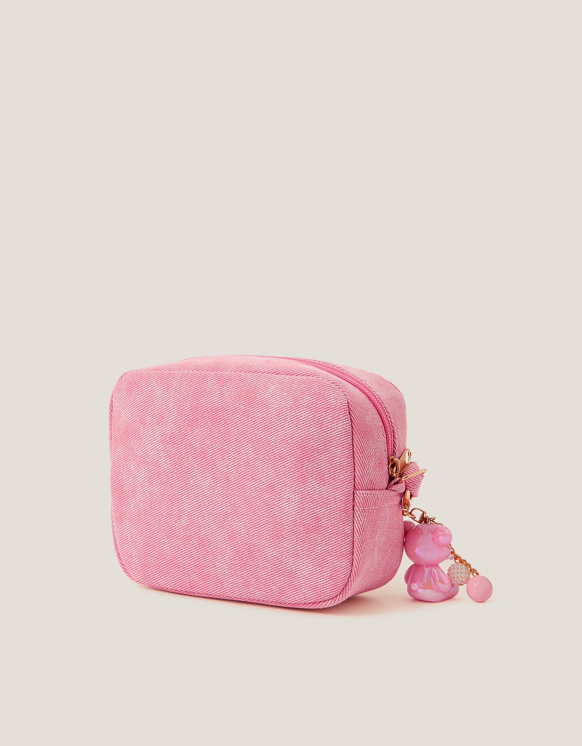 TORBA - QUILTED DENIM HEART BAG