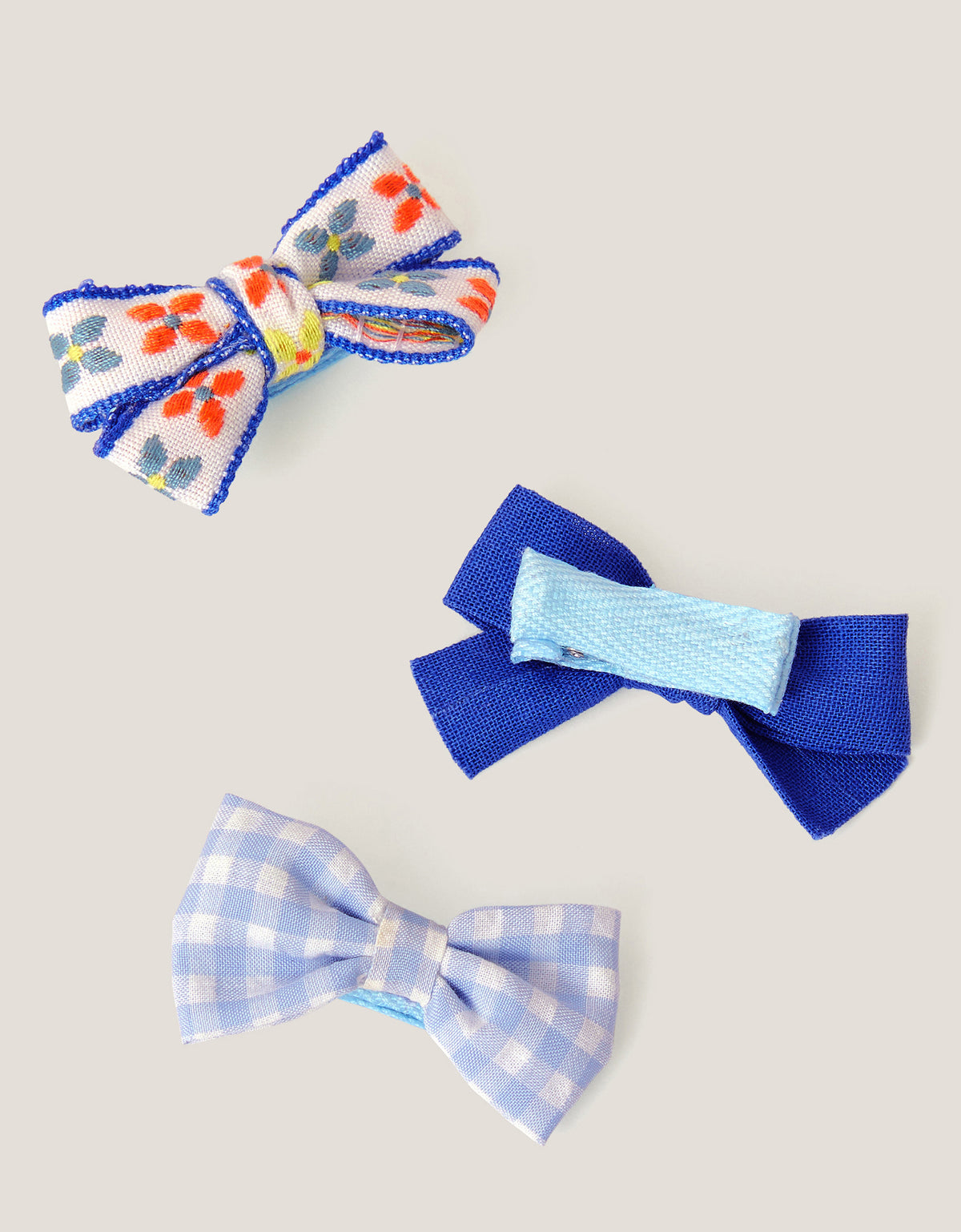 SET SNALA - 3PK BOW CLIPS