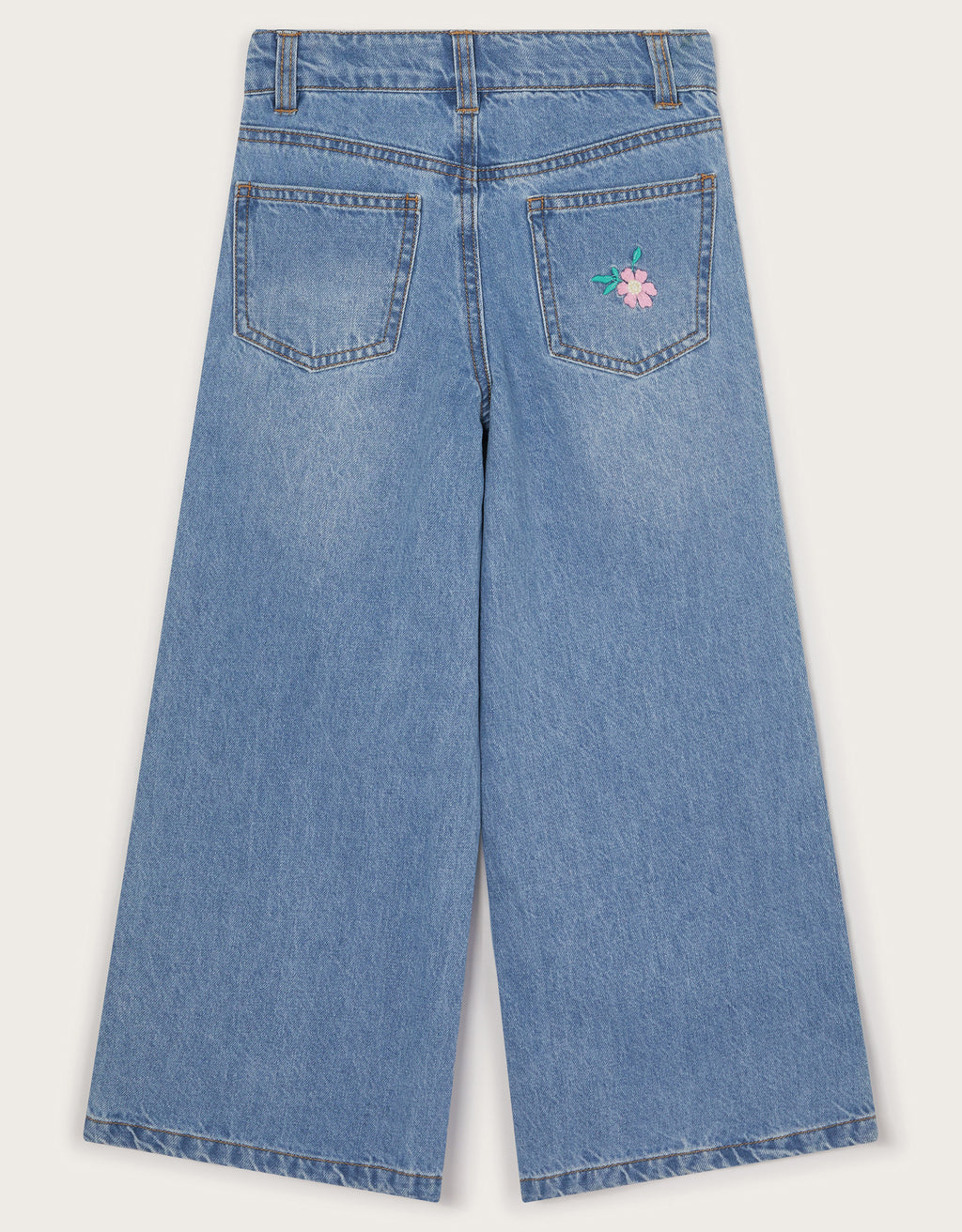 FARMERKE - DENIM JEANS APPLIQUE DOVE