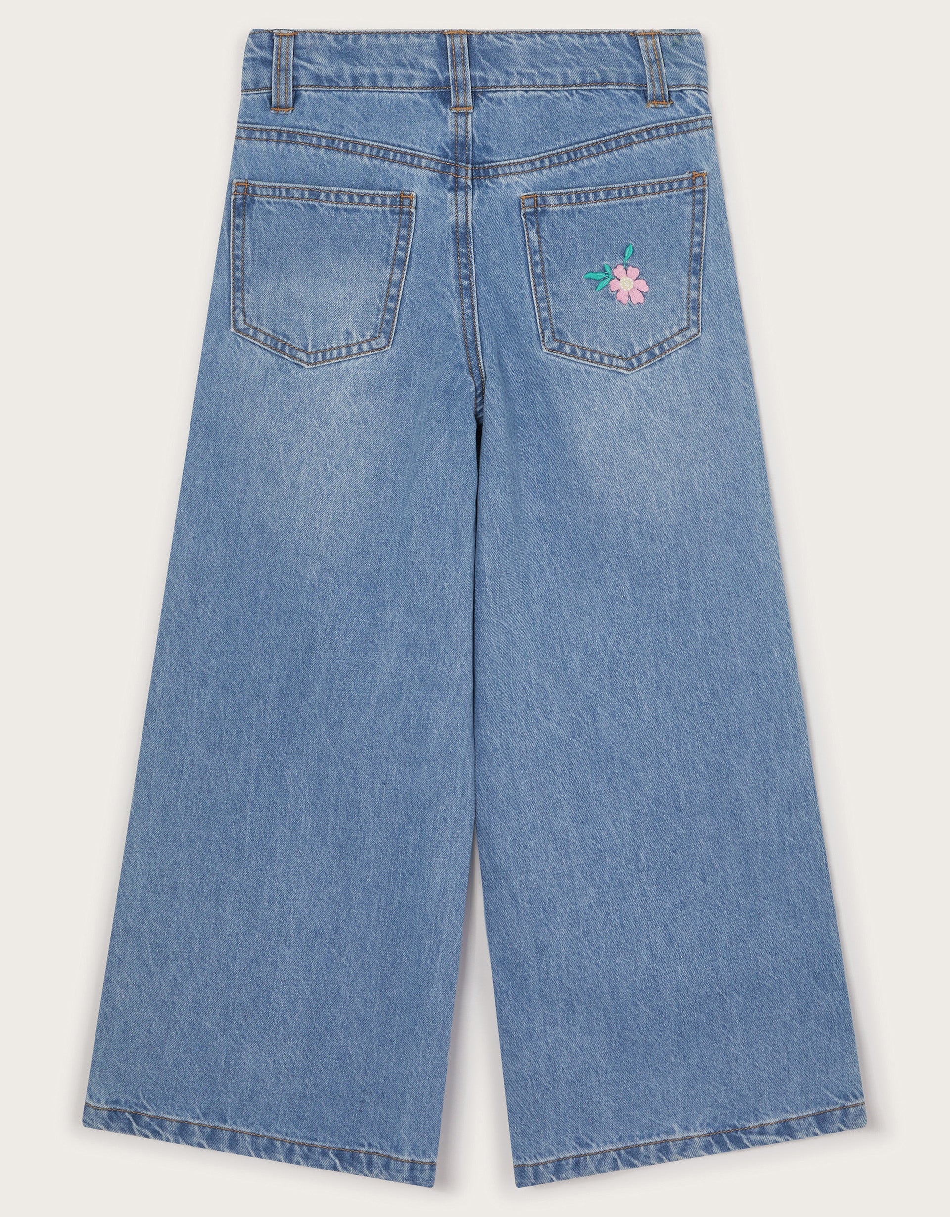 FARMERKE - DENIM JEANS APPLIQUE DOVE
