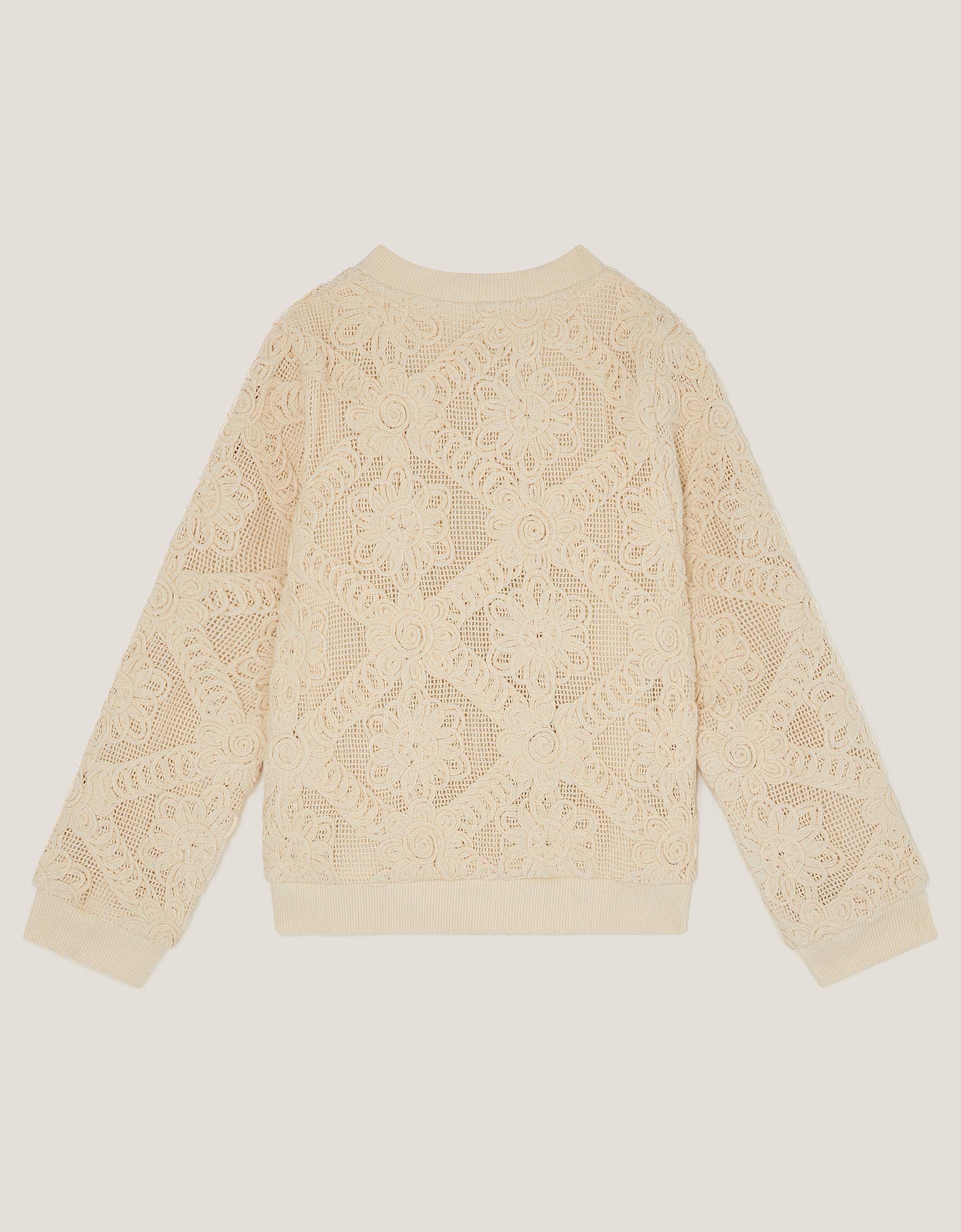 JAKNA - CROCHET BOMBER JACKET