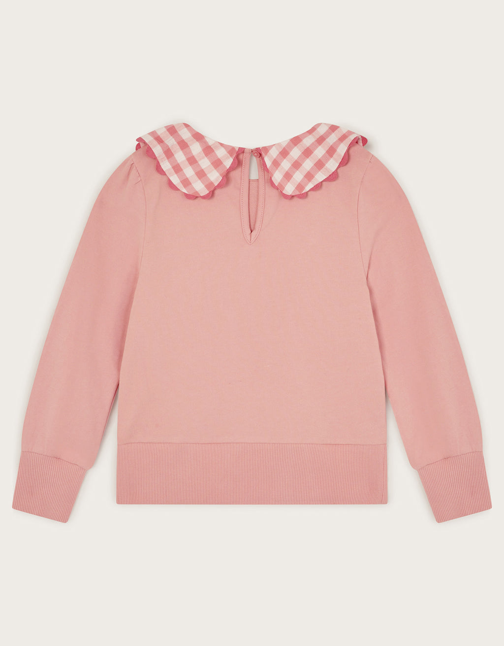 DUKS - PINK SWEAT WITH GINGHAM C