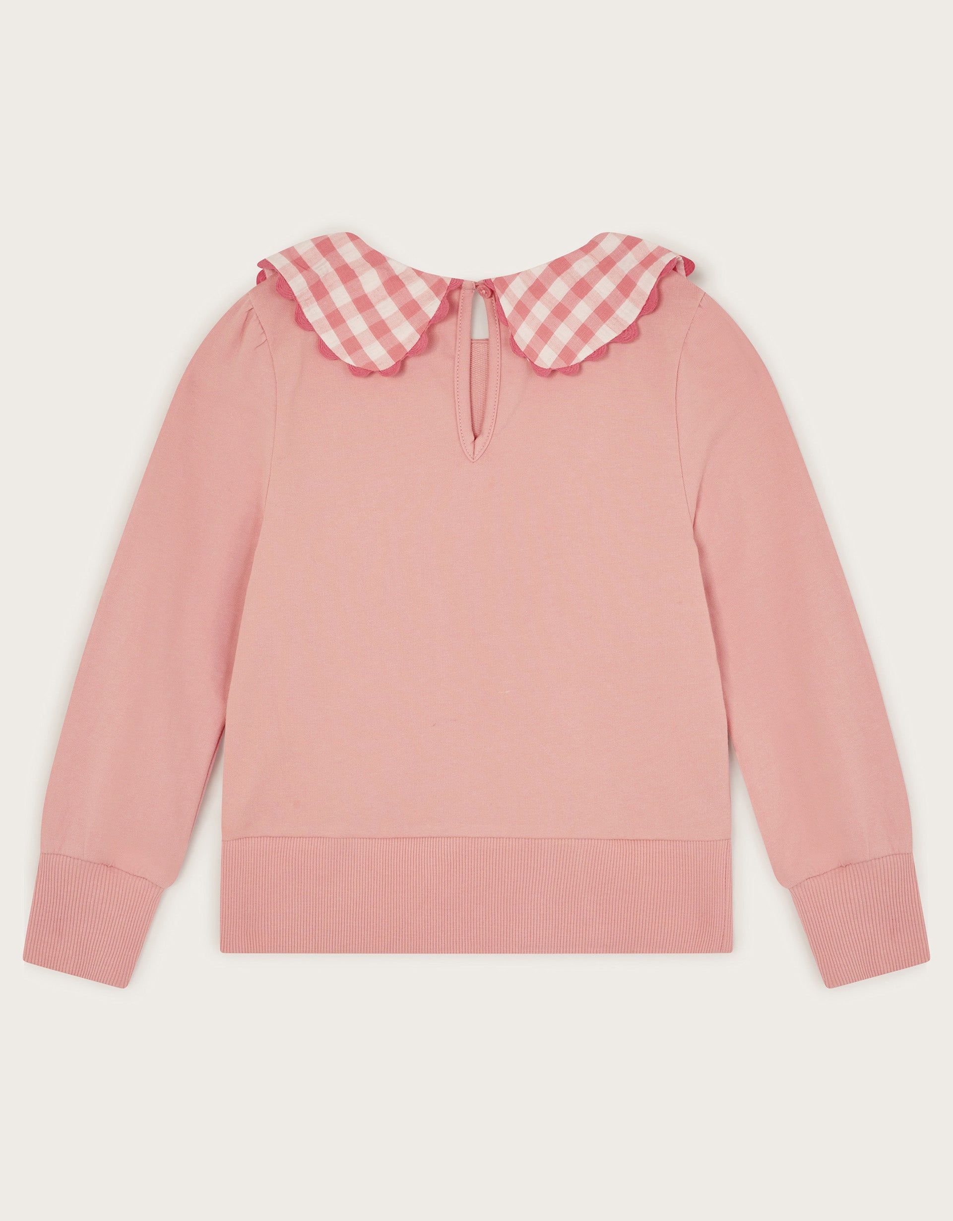 DUKS - PINK SWEAT WITH GINGHAM C
