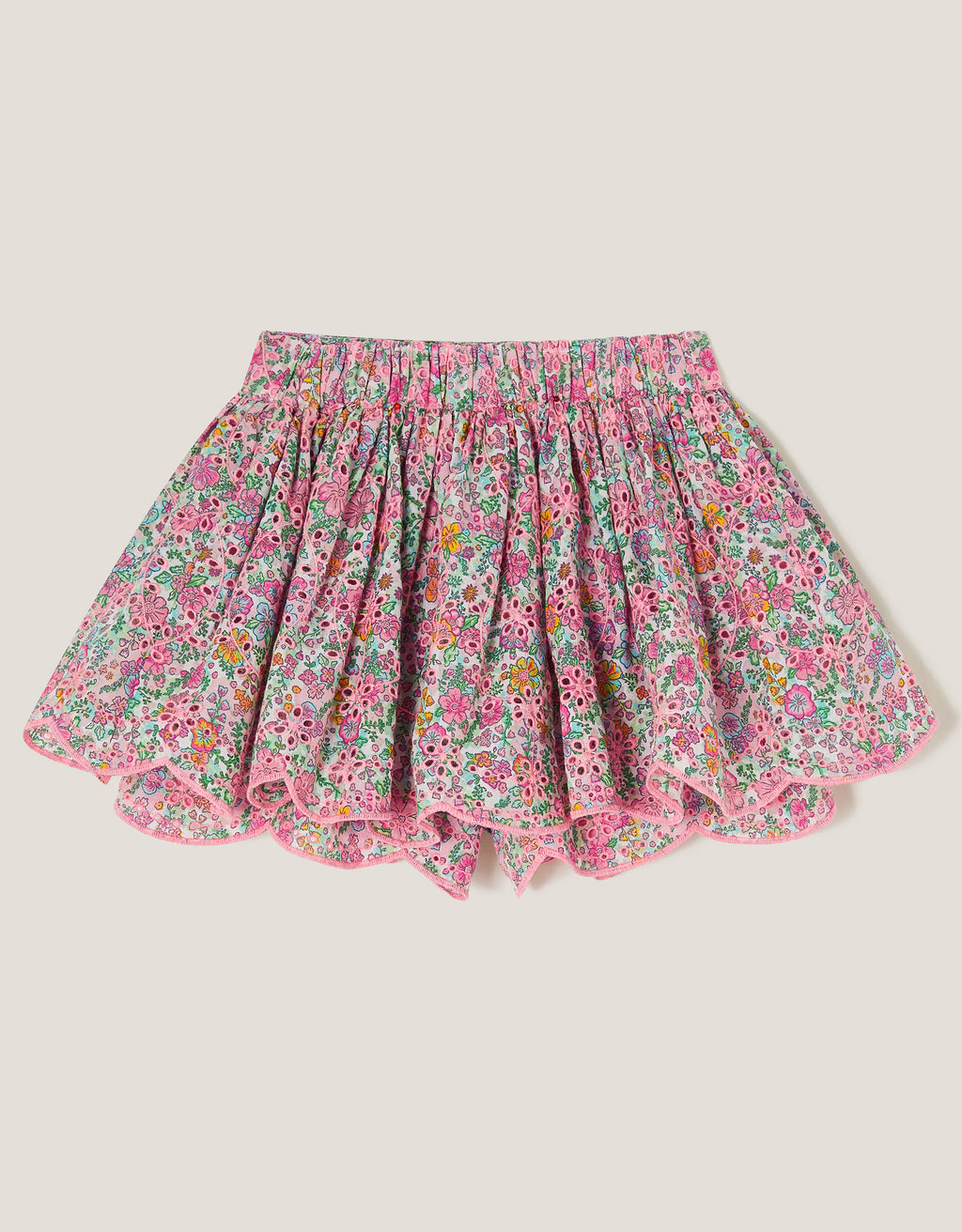 SUKNJA - BRODERIE FLORAL PRINT SKO