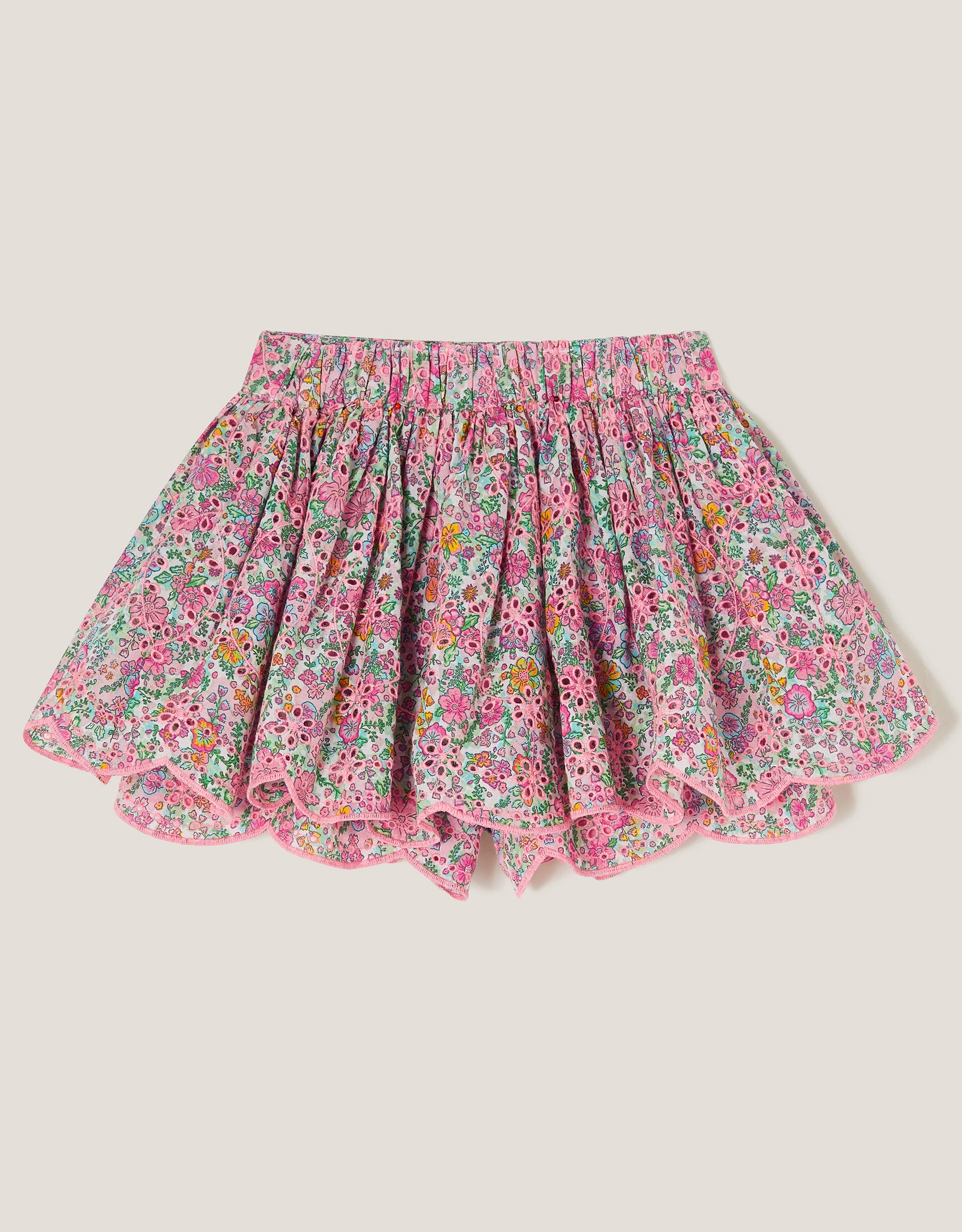 SUKNJA - BRODERIE FLORAL PRINT SKO