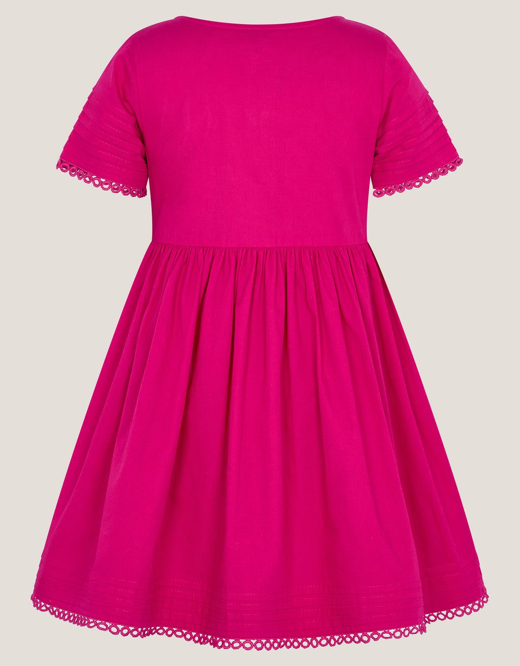 HALJINA - CROCHET TRIM DRESS