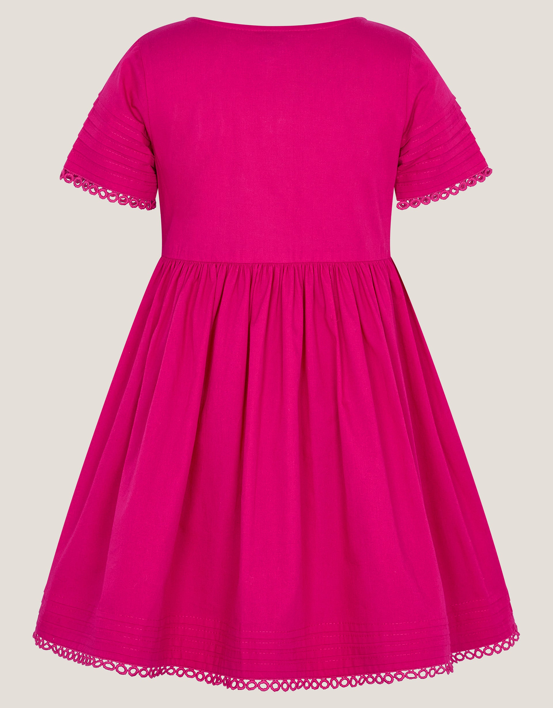 HALJINA - CROCHET TRIM DRESS