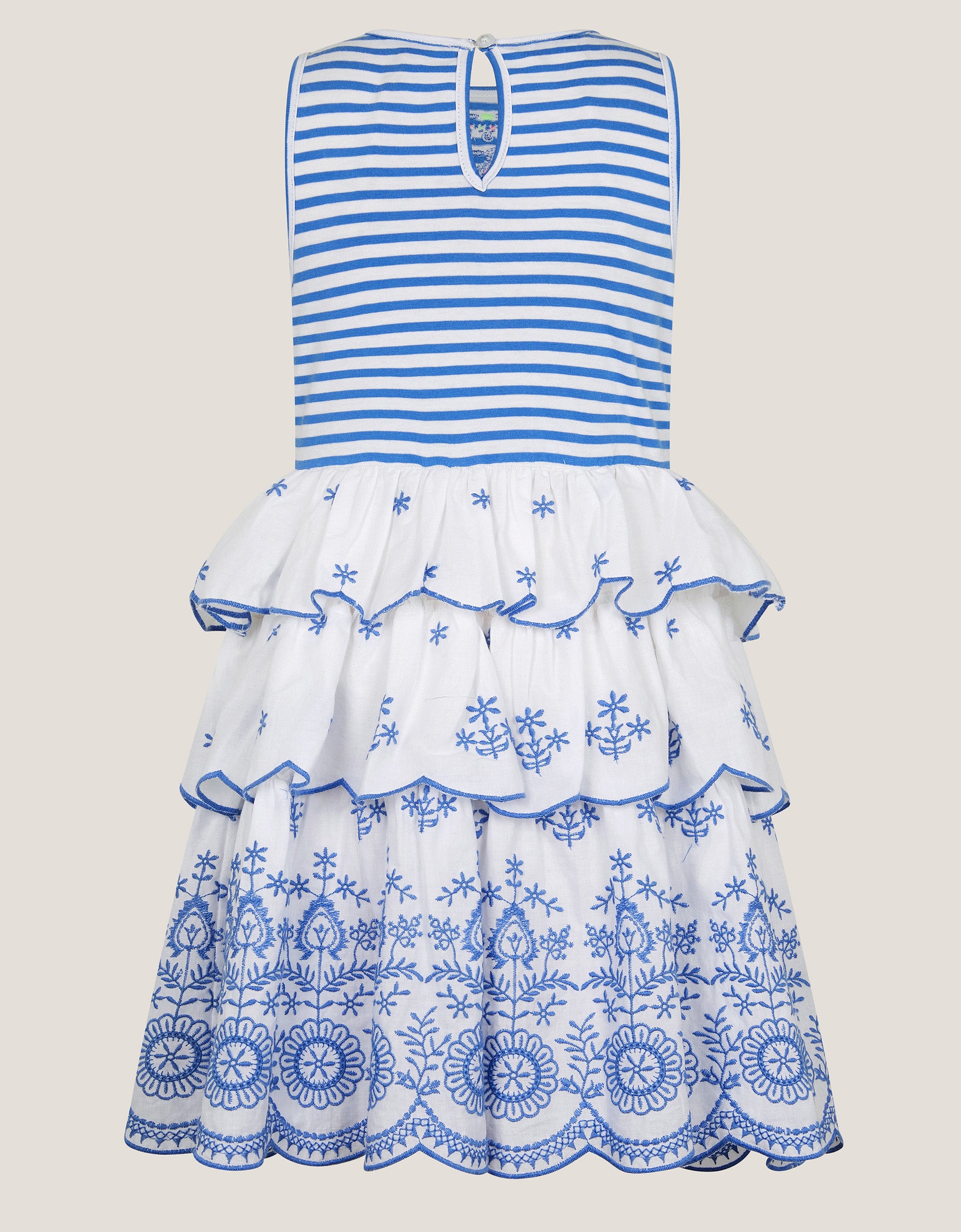HALJINA - BLUE WHITE STRIPE BRODERI