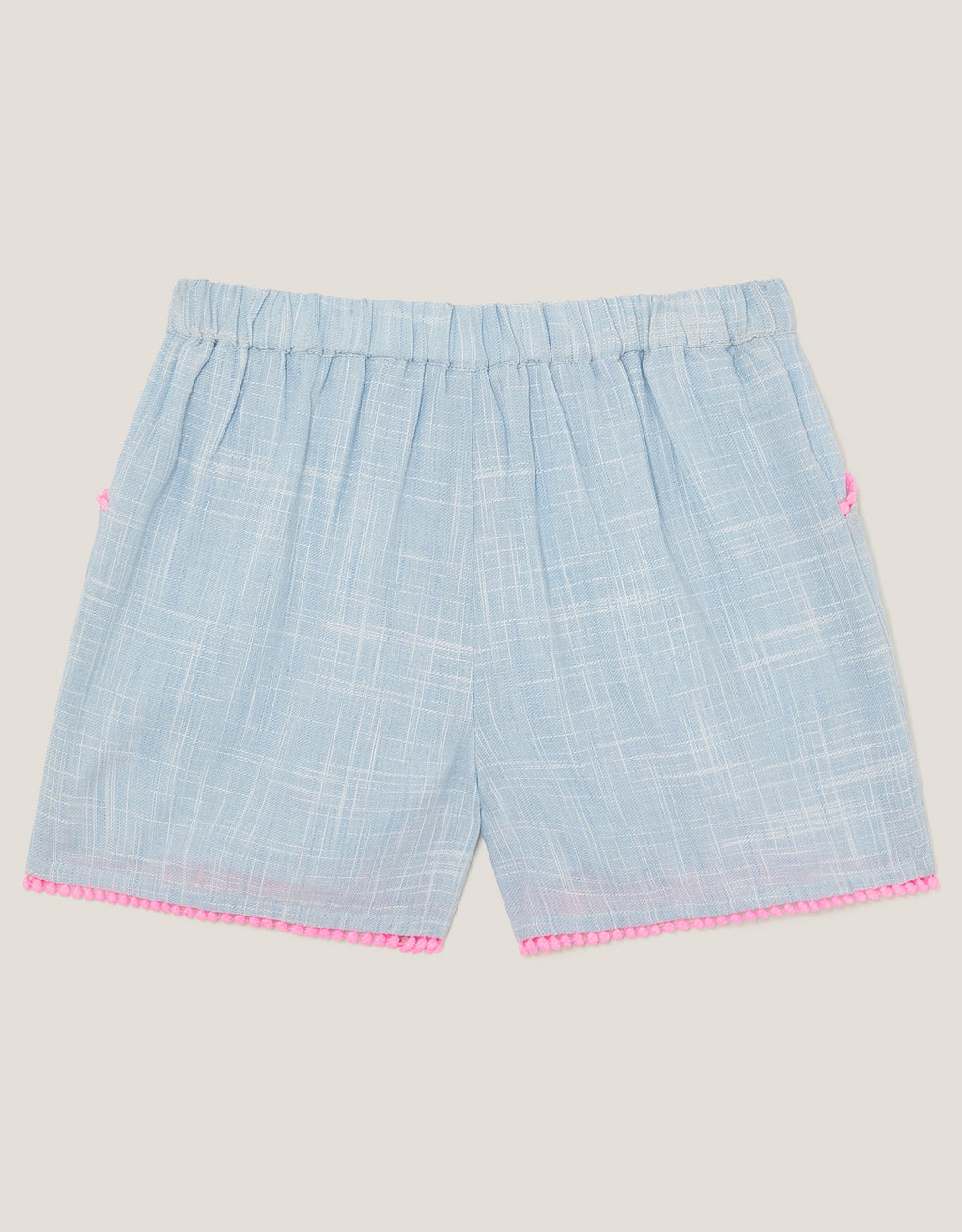 SORTS - FLORAL EMBROIDERED SLUB