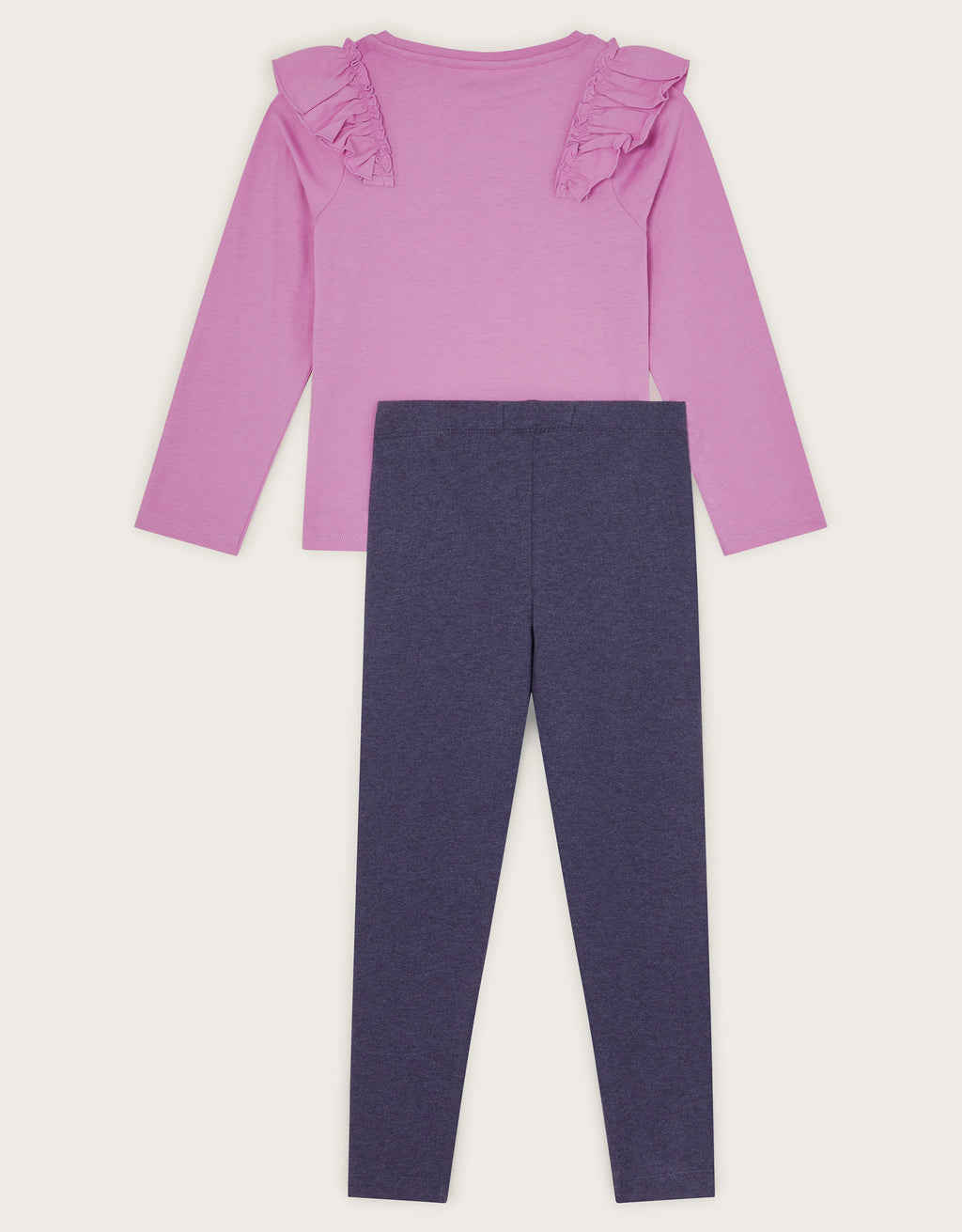 SET - LS TEE FRILLS & LEGGINGS