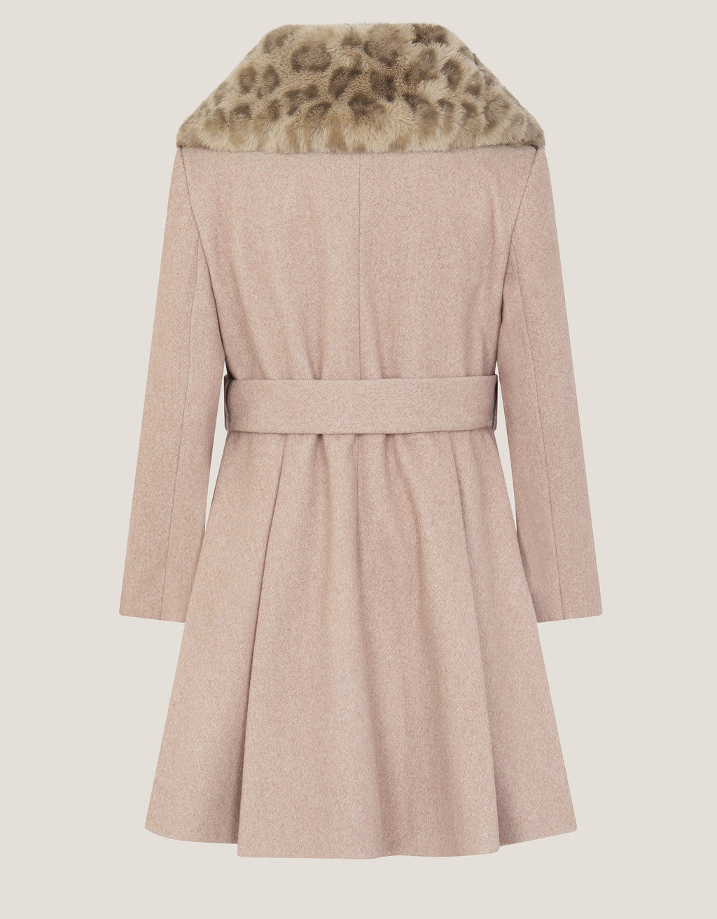 KAPUT - OATMEAL LEOPARD COAT