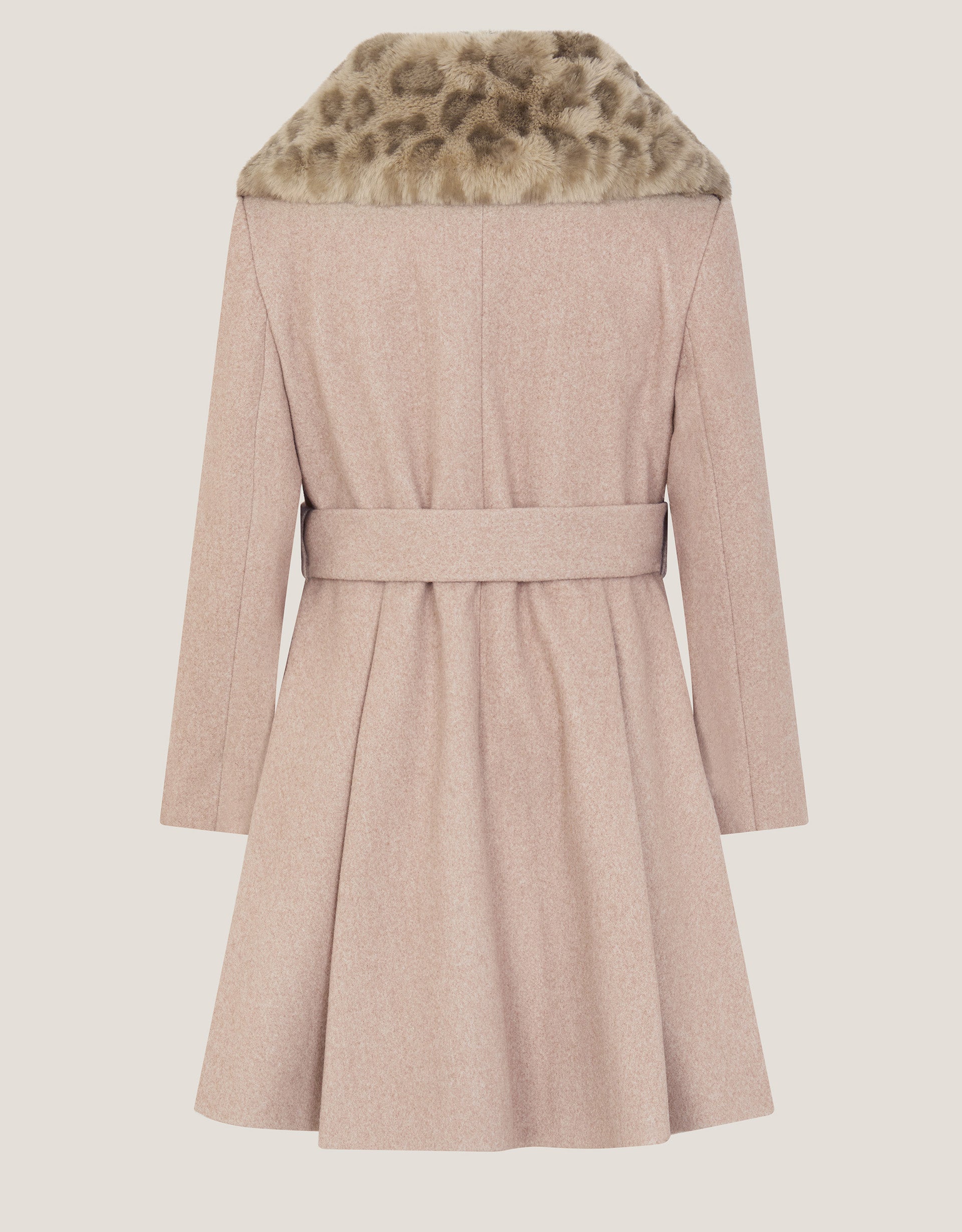 KAPUT - OATMEAL LEOPARD COAT