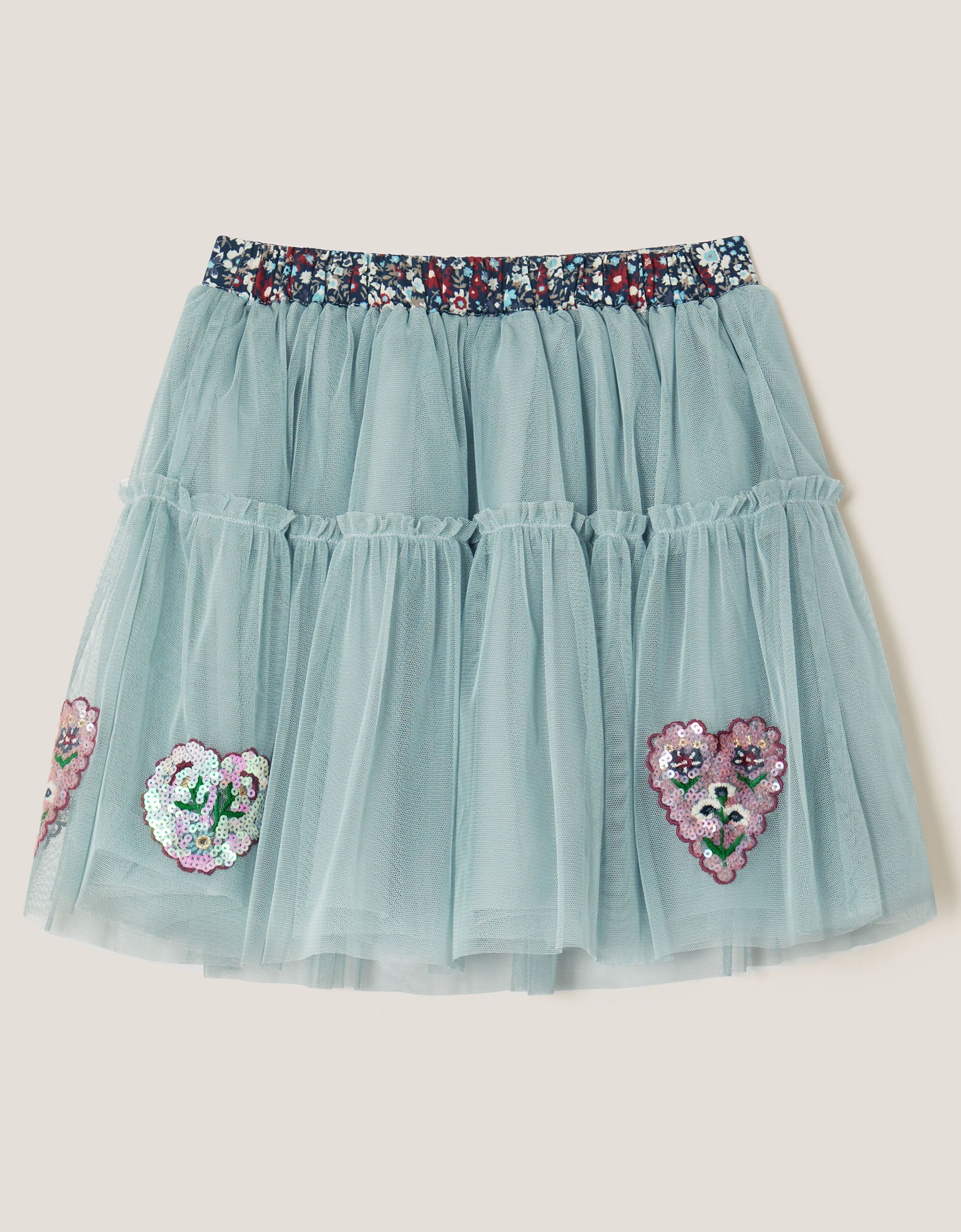 SUKNJA - MESH HEART DISCO SKIRT