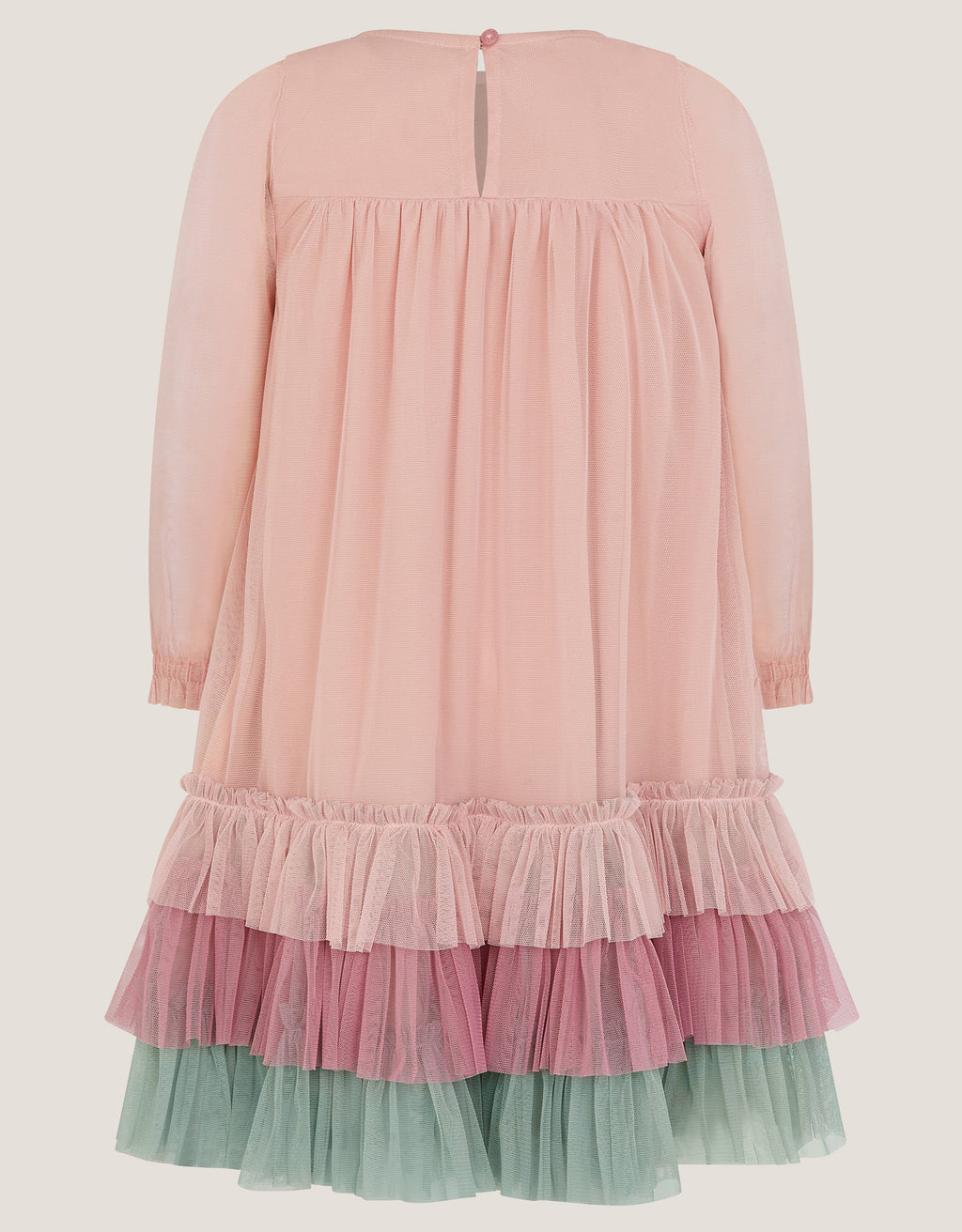 HALJINA - HEART FLR MESH TRPZ DRESS