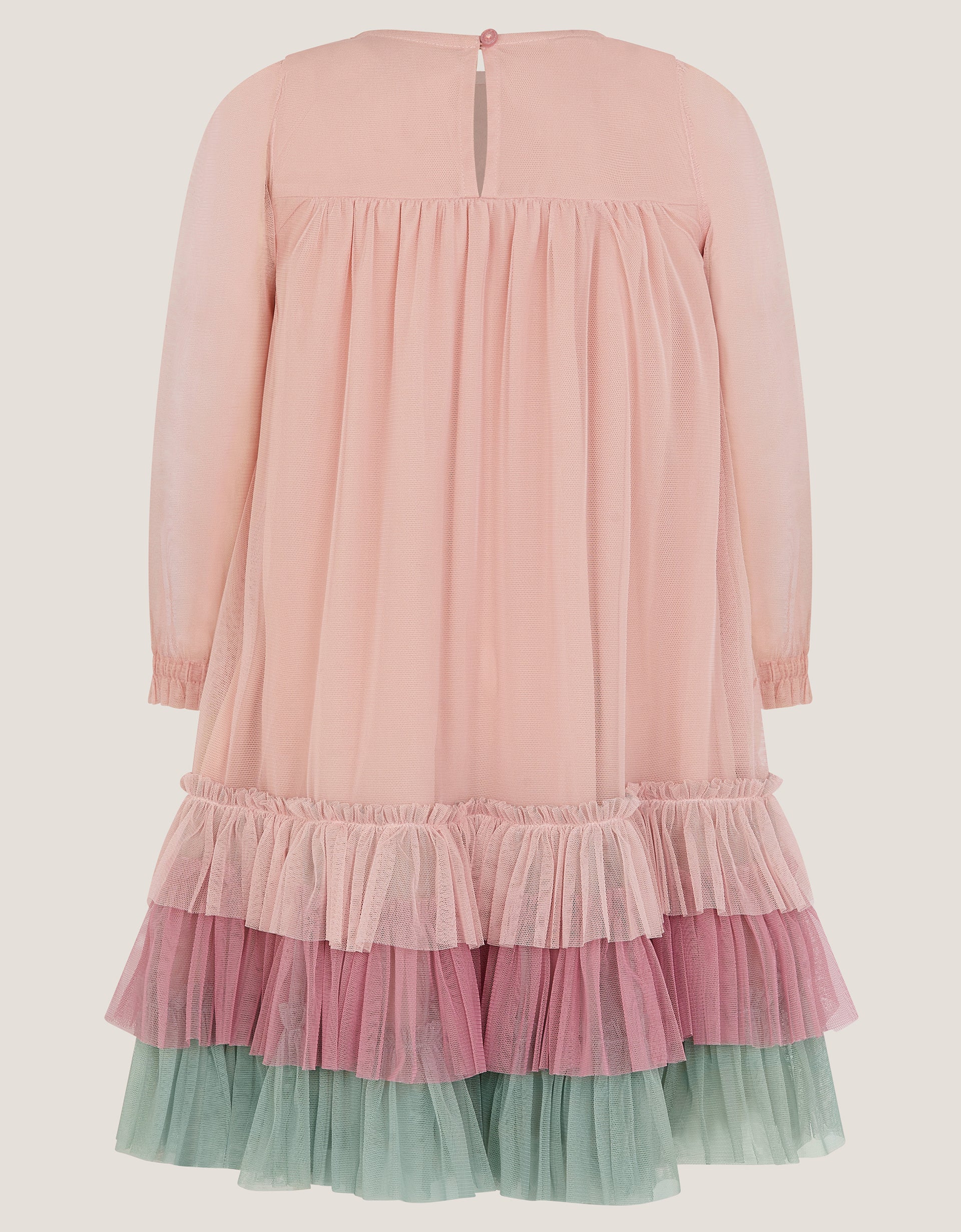 HALJINA - HEART FLR MESH TRPZ DRESS