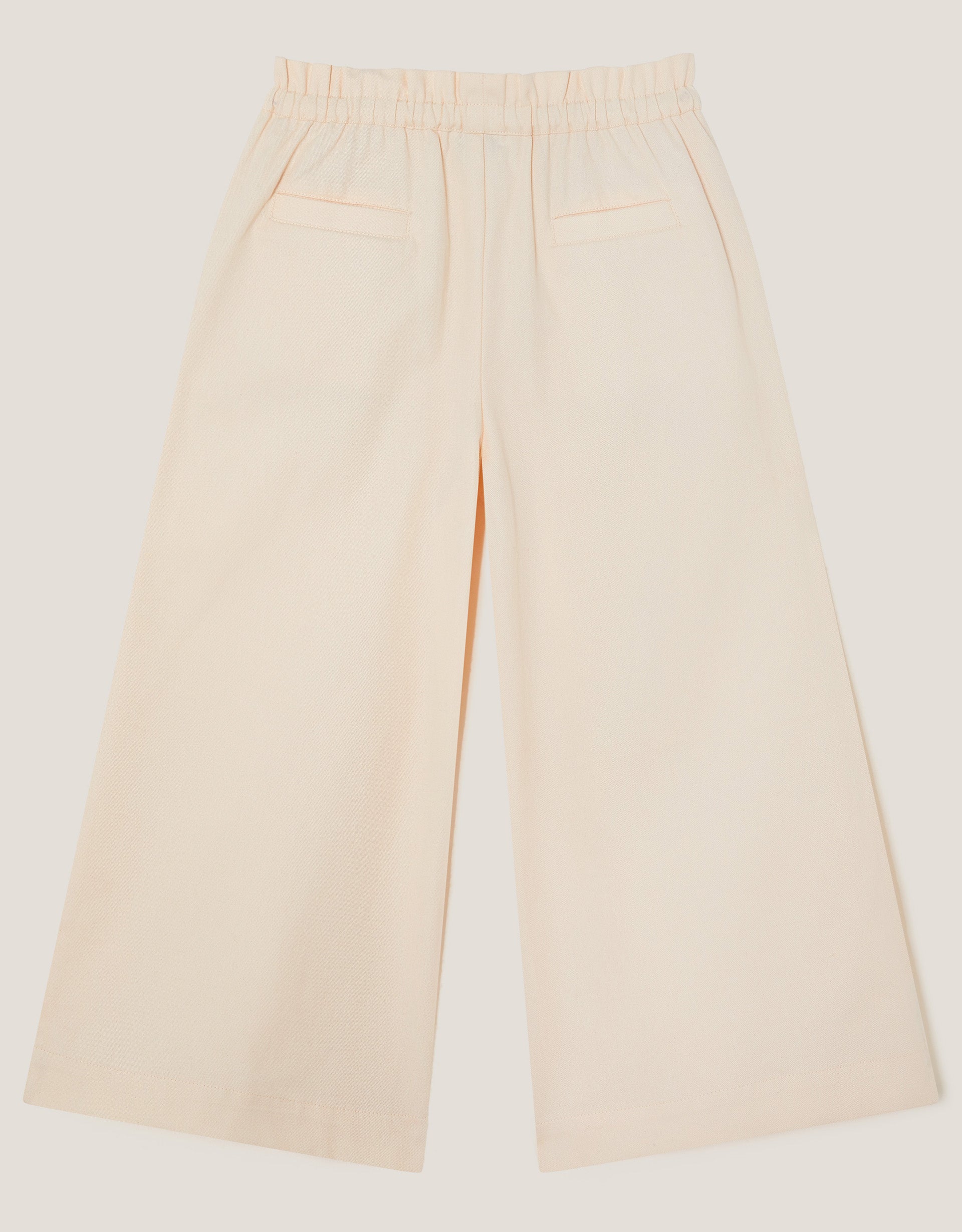 PANTALONE - WARM WHITE CROCHET POCKET