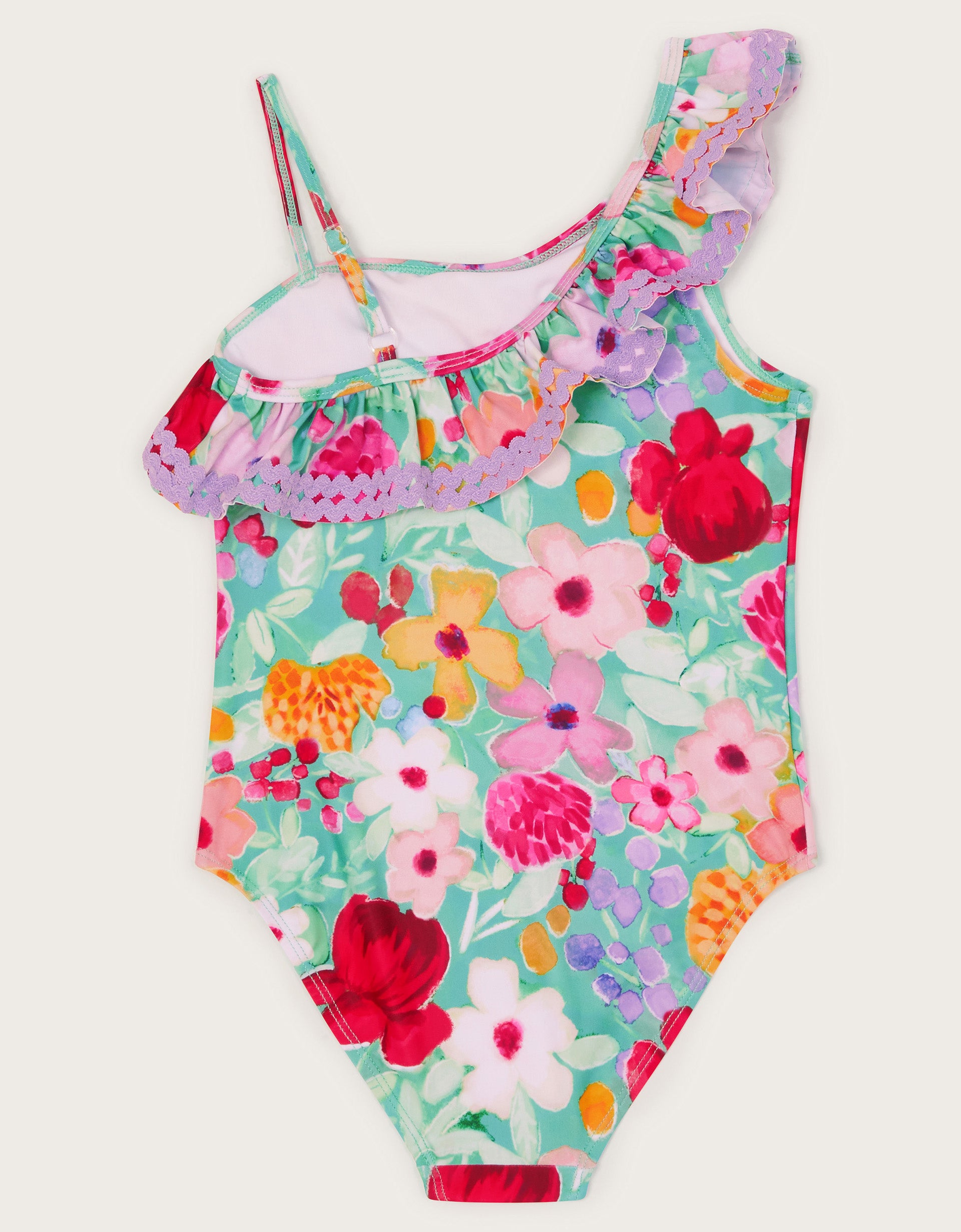 KUPACI KOSTIM - LARGE FLORAL ASYMMETRIC S