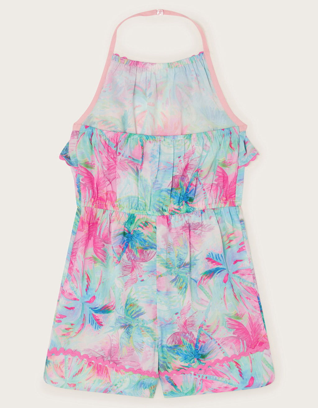 KOMBINEZON - SPLASH PRINT FRILL PLAYSU