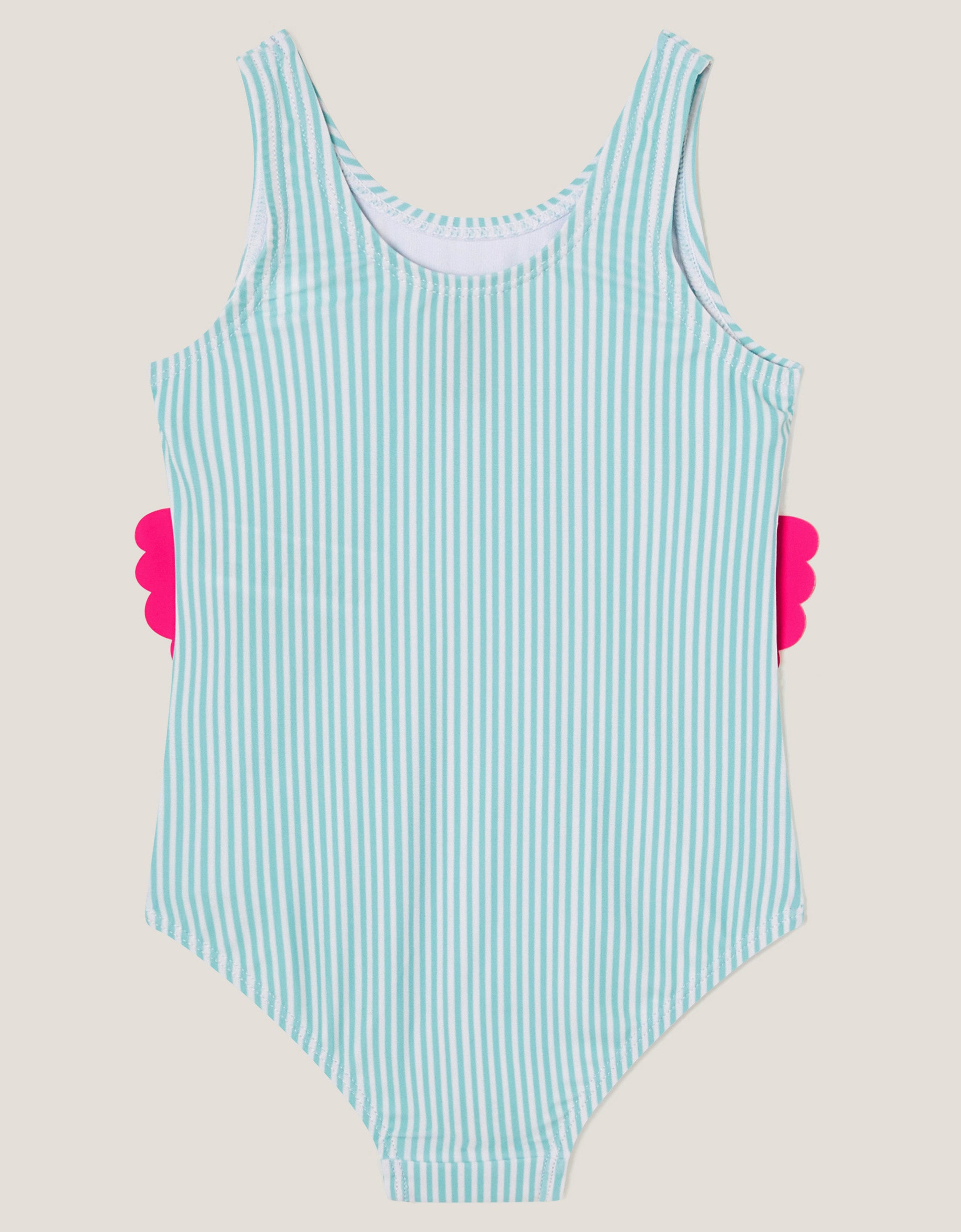 KUPACI KOSTIM - BABY GIRLS FLAMINGO APPLI