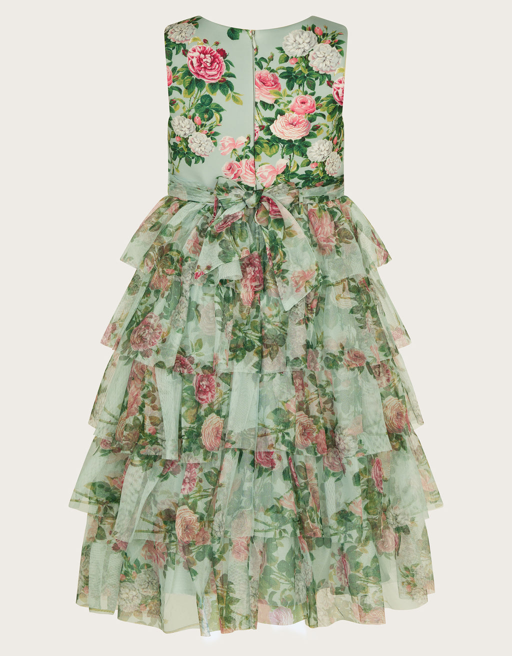HALJINA - FLORA SCUBA BOW BACK DRES