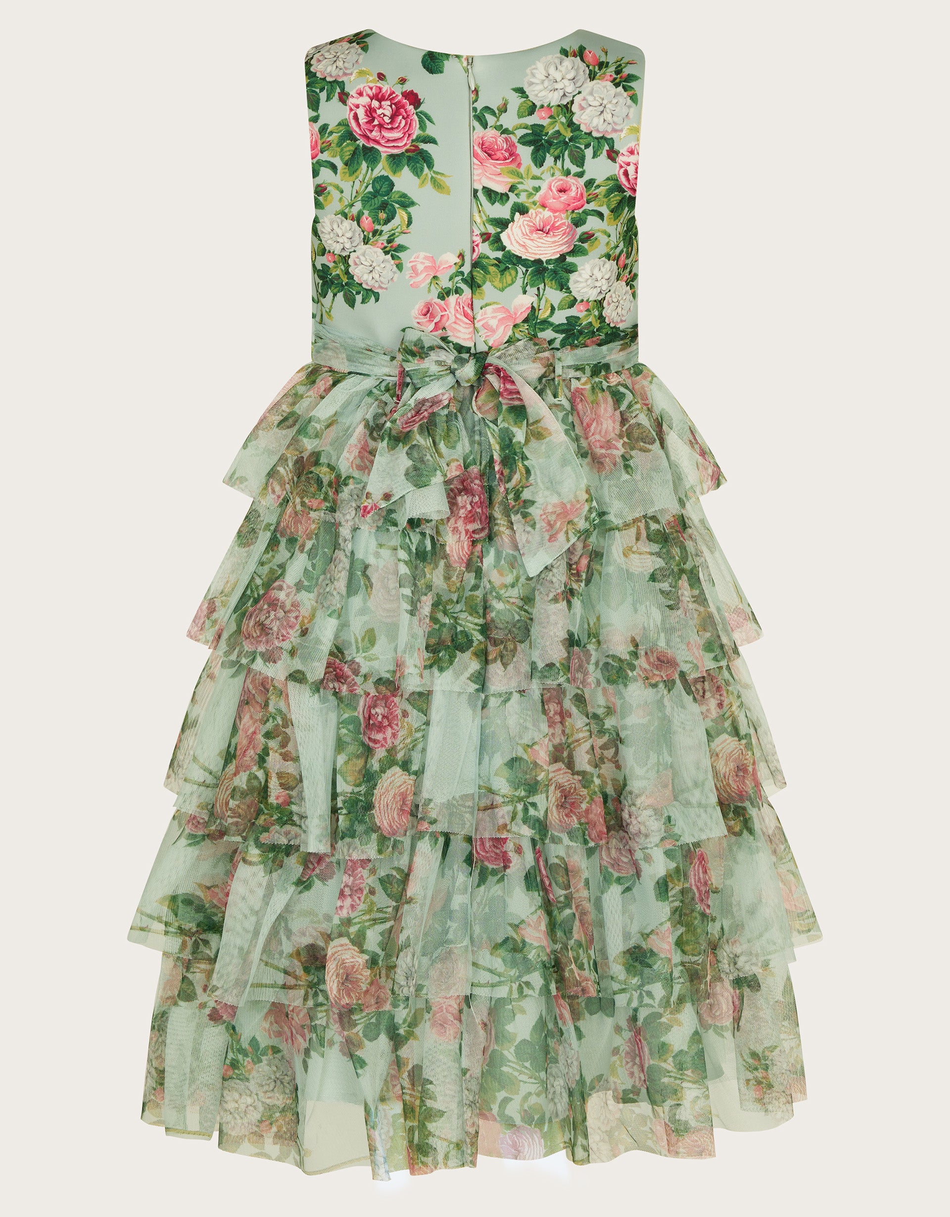 HALJINA - FLORA SCUBA BOW BACK DRES