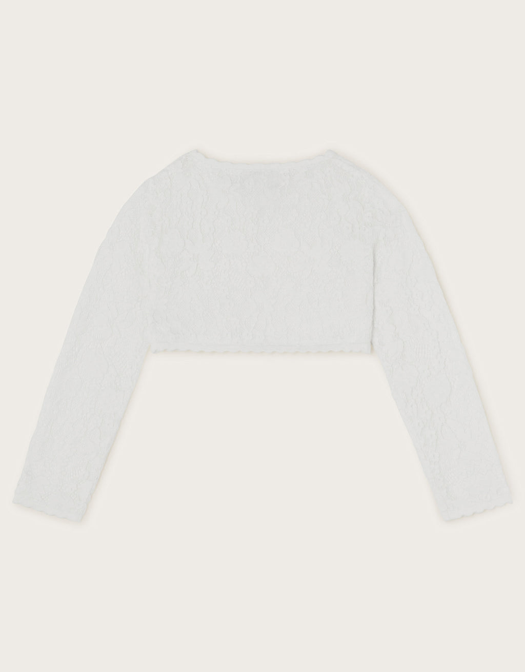 BOLERO- EMILIA LACE SCALLOP CARDI