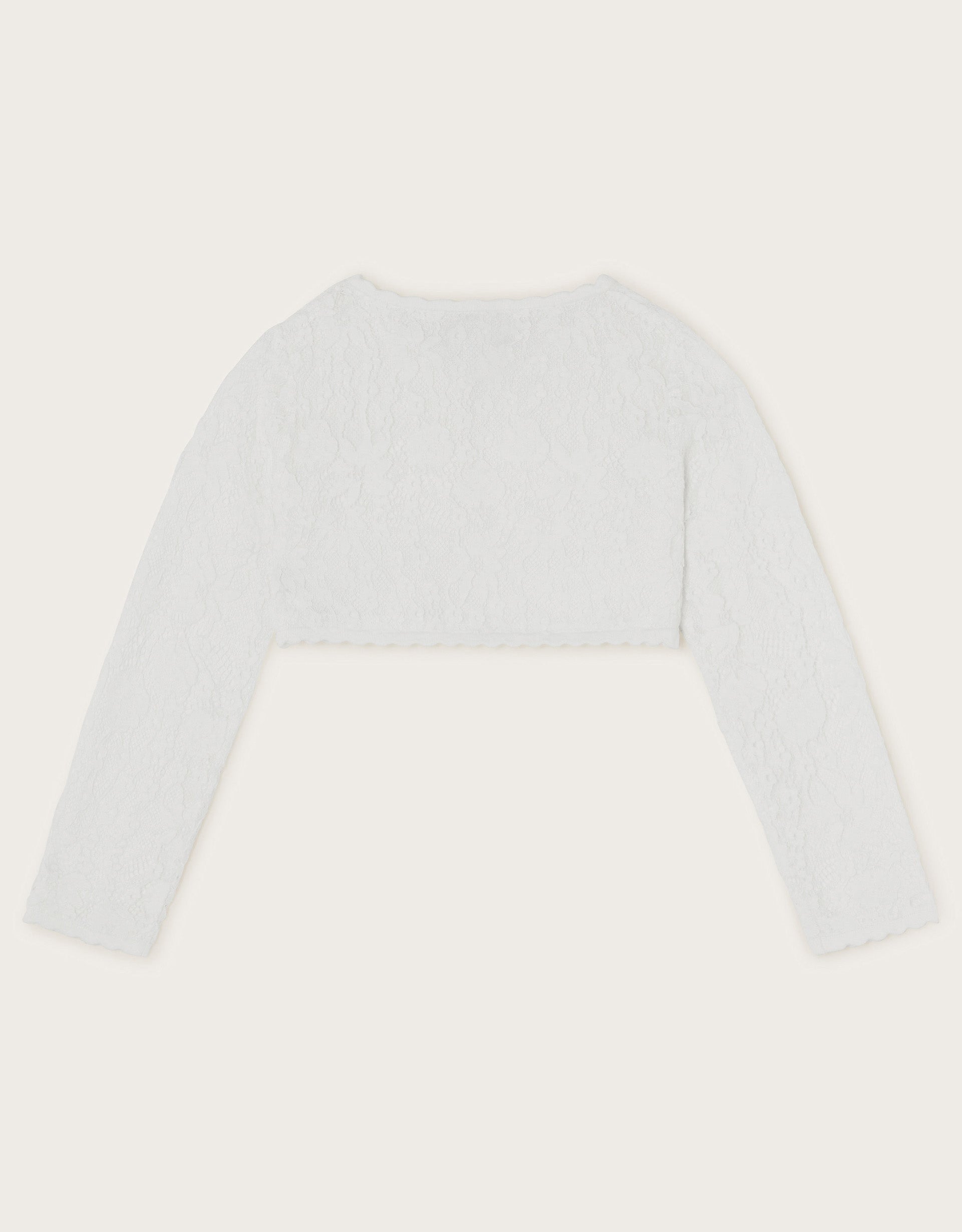 BOLERO- EMILIA LACE SCALLOP CARDI