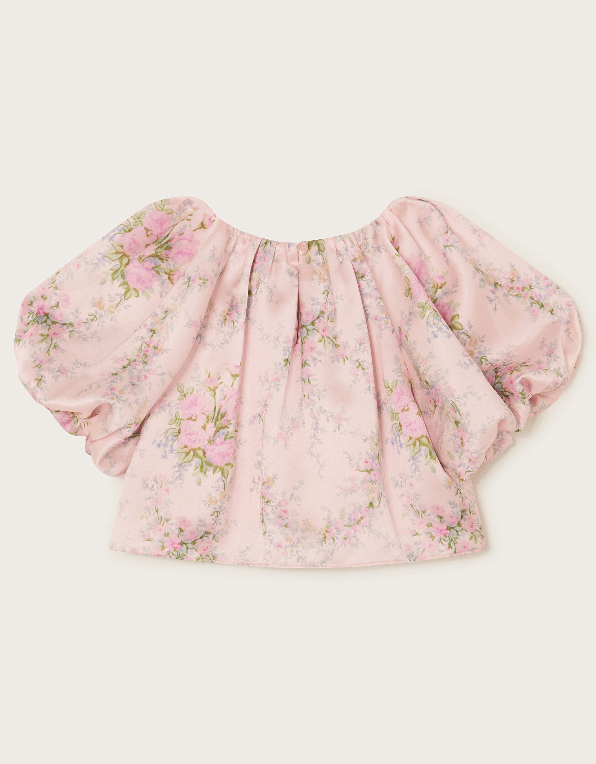 BLUZA - ESME ROSE SATIN PUFF TOP