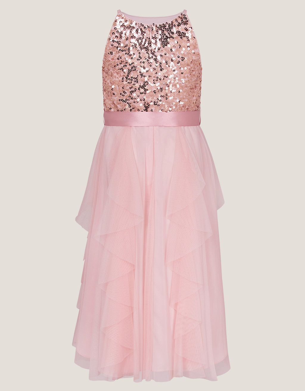 HALJINA - SEQUIN WATERFALL TULLE DR