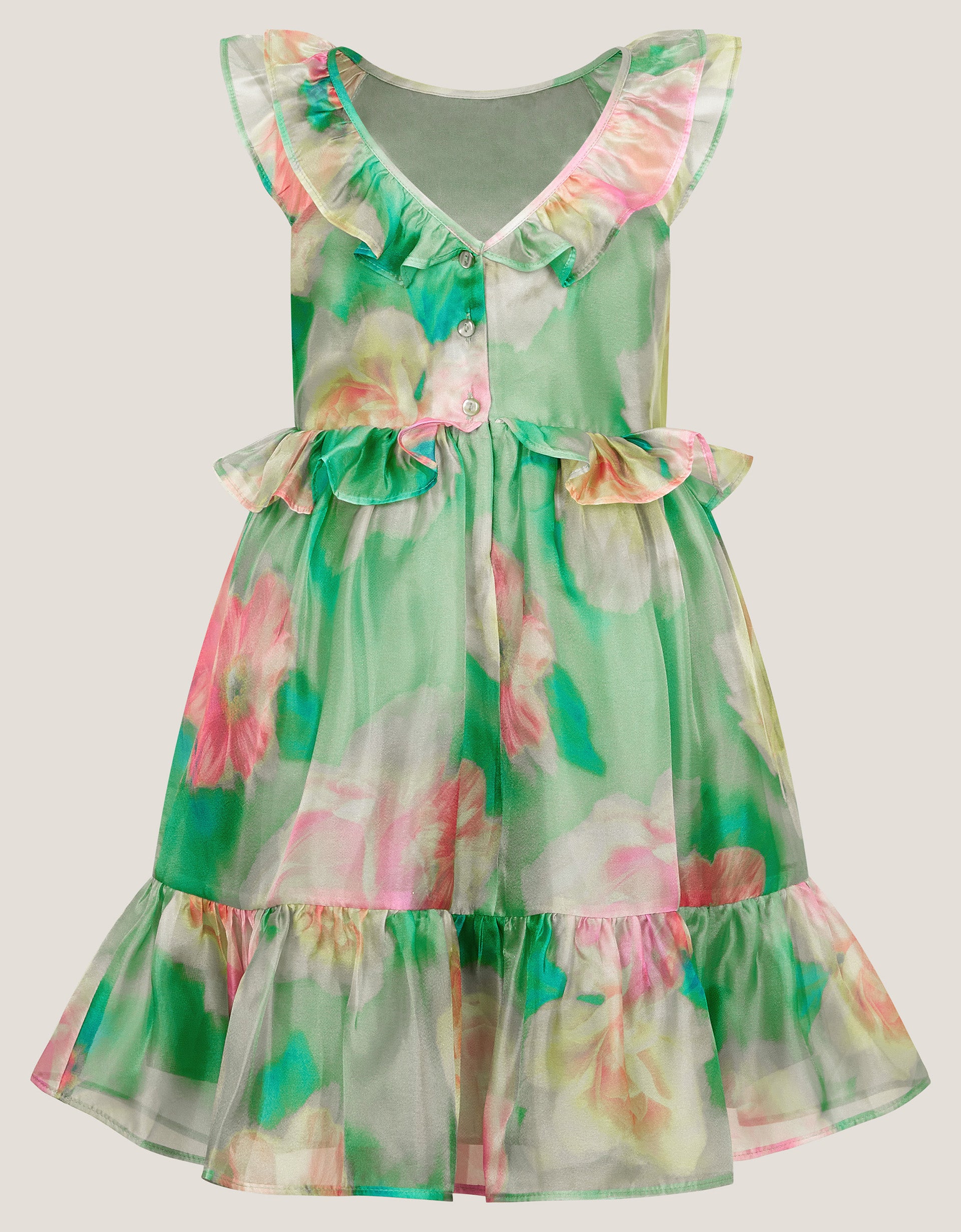 HALJINA - BLURRY FLORAL ORGANZA