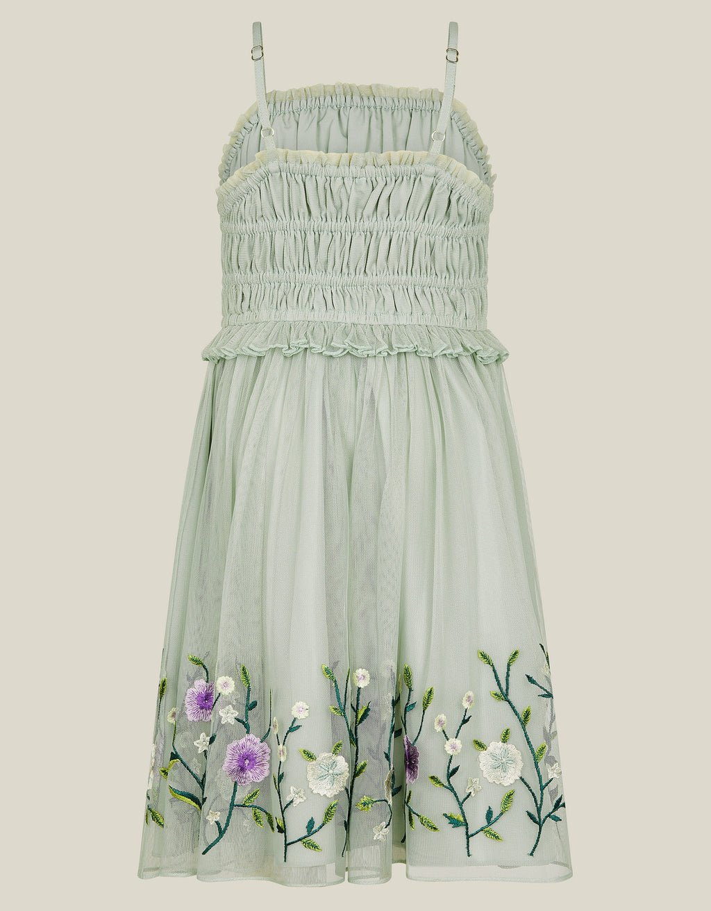 HALJINA - SLOAN TULLE EMBROIDERED H