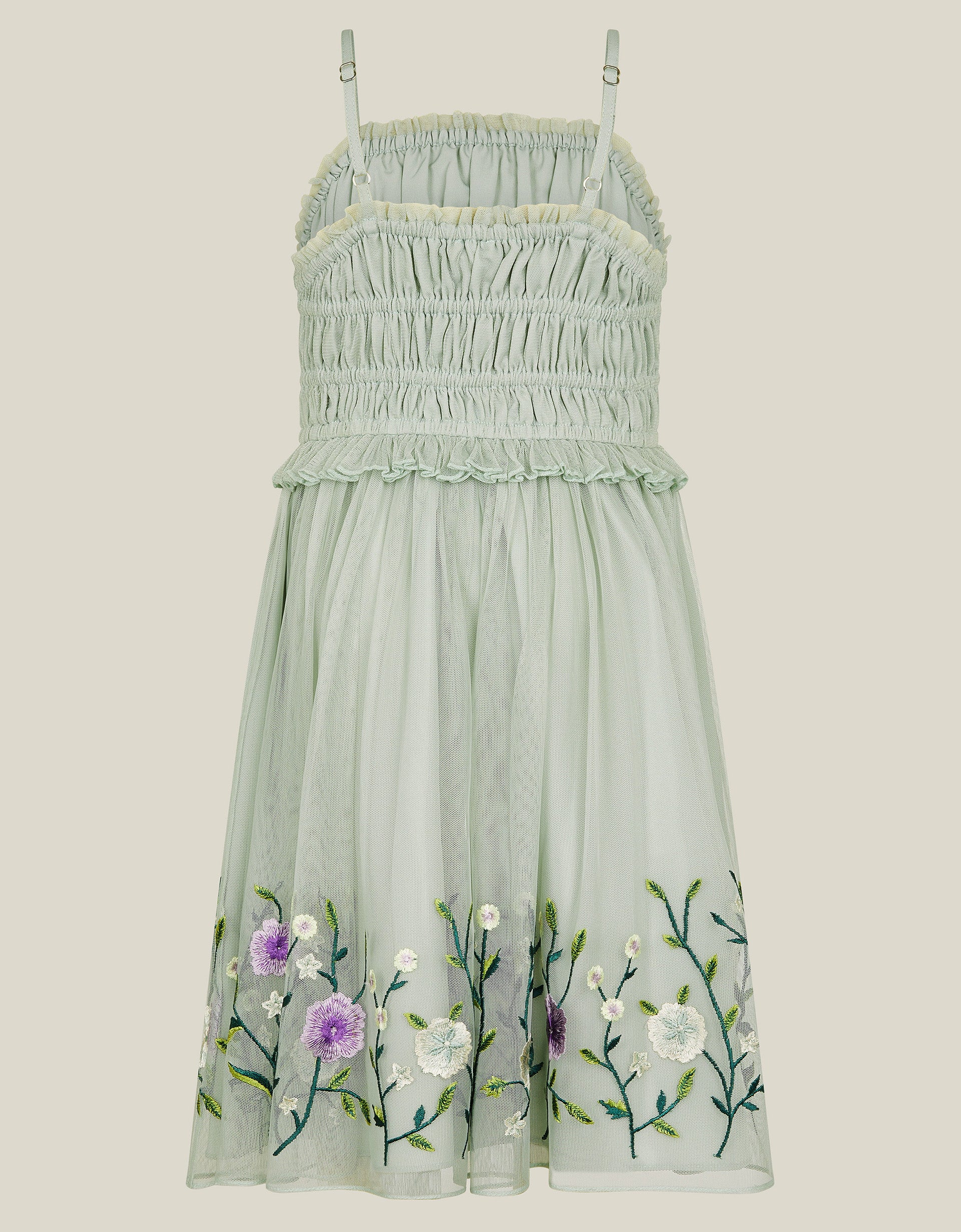 HALJINA - SLOAN TULLE EMBROIDERED H