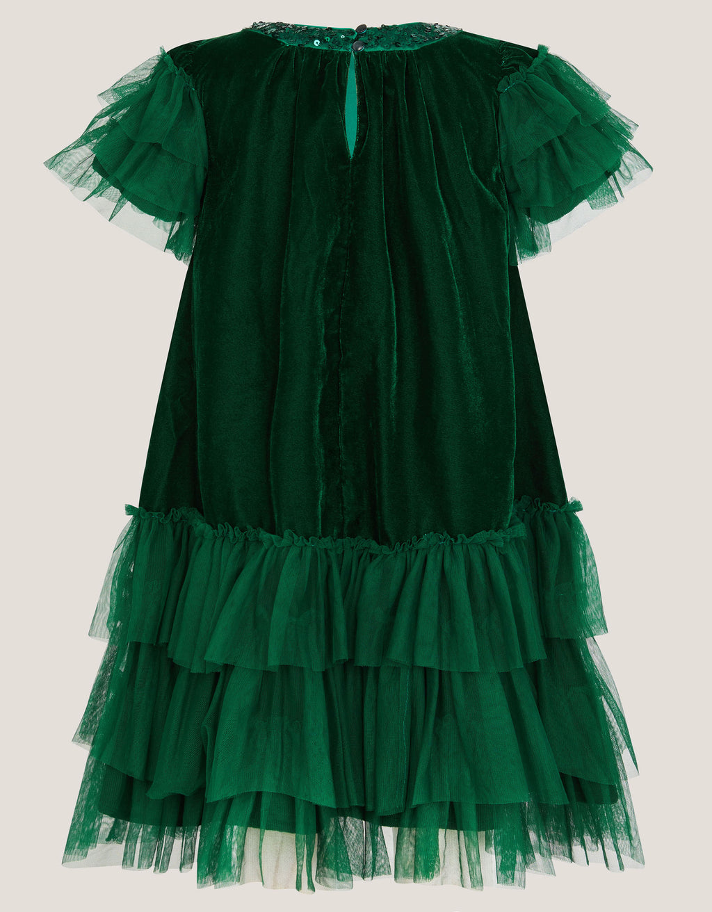 HALJINA - ALEXANDRA VELVET RUFFLE S