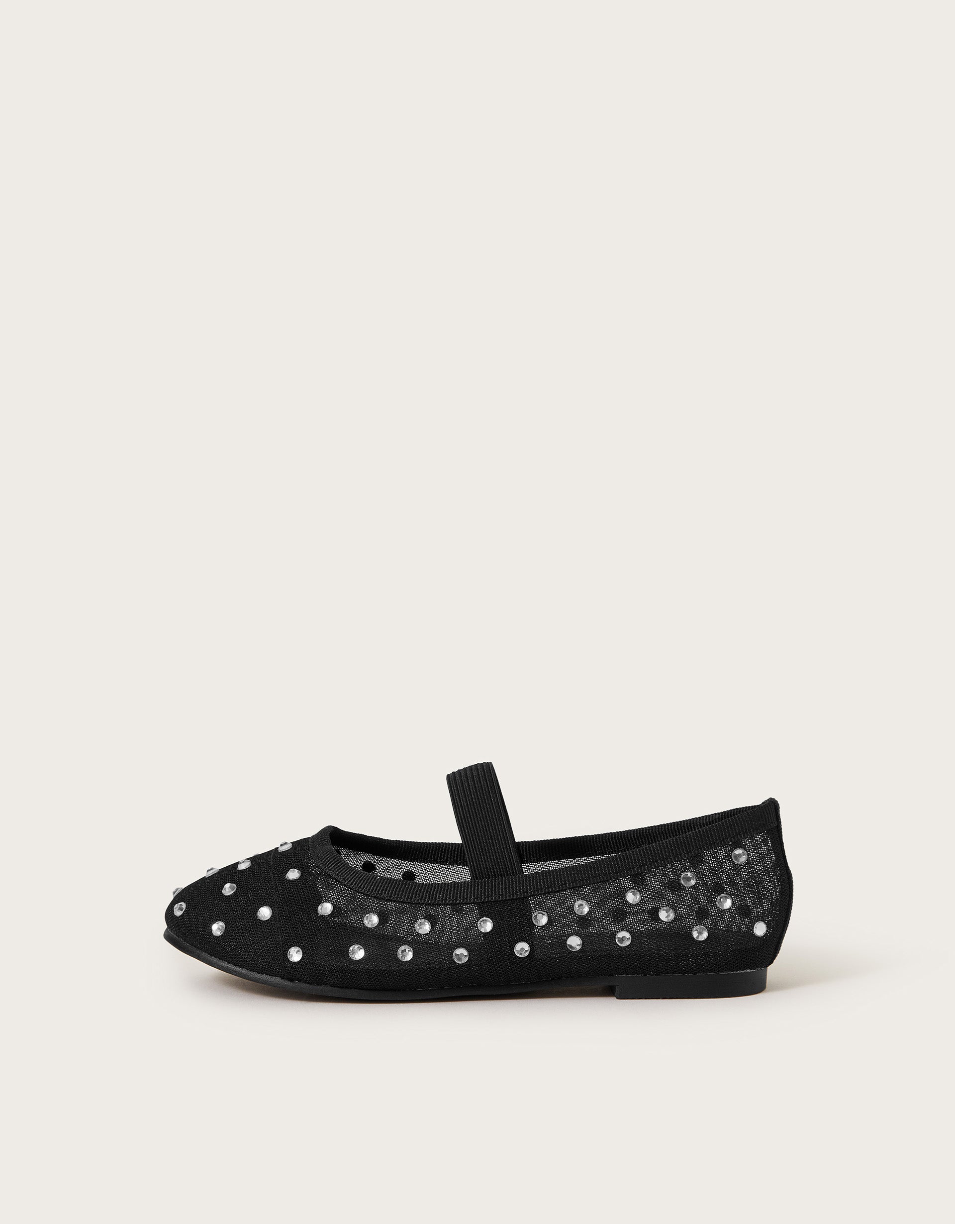 BALETANKE - DIAMANTE BLACK FLAT