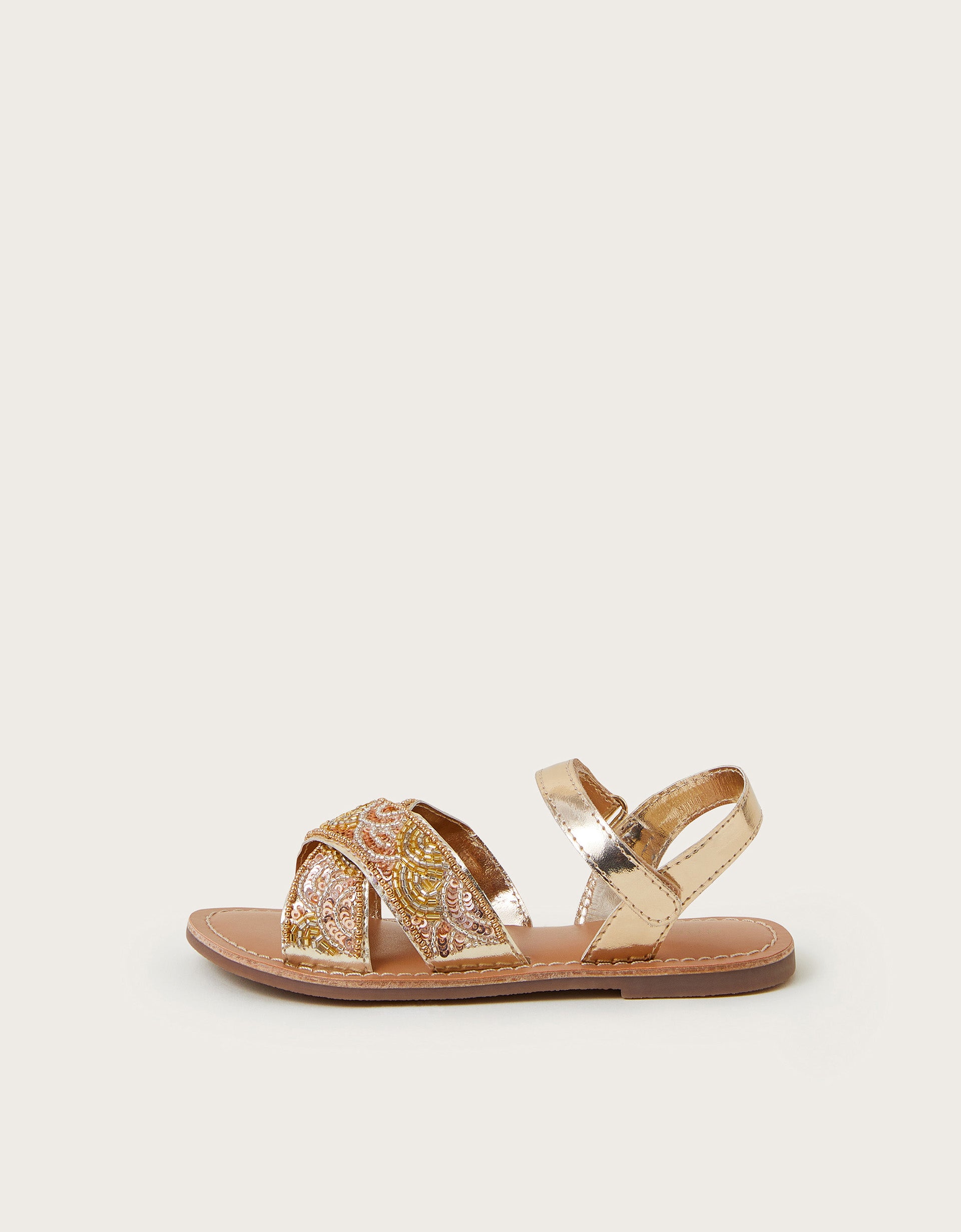 SANDALE - DECO BEADED SANDAL