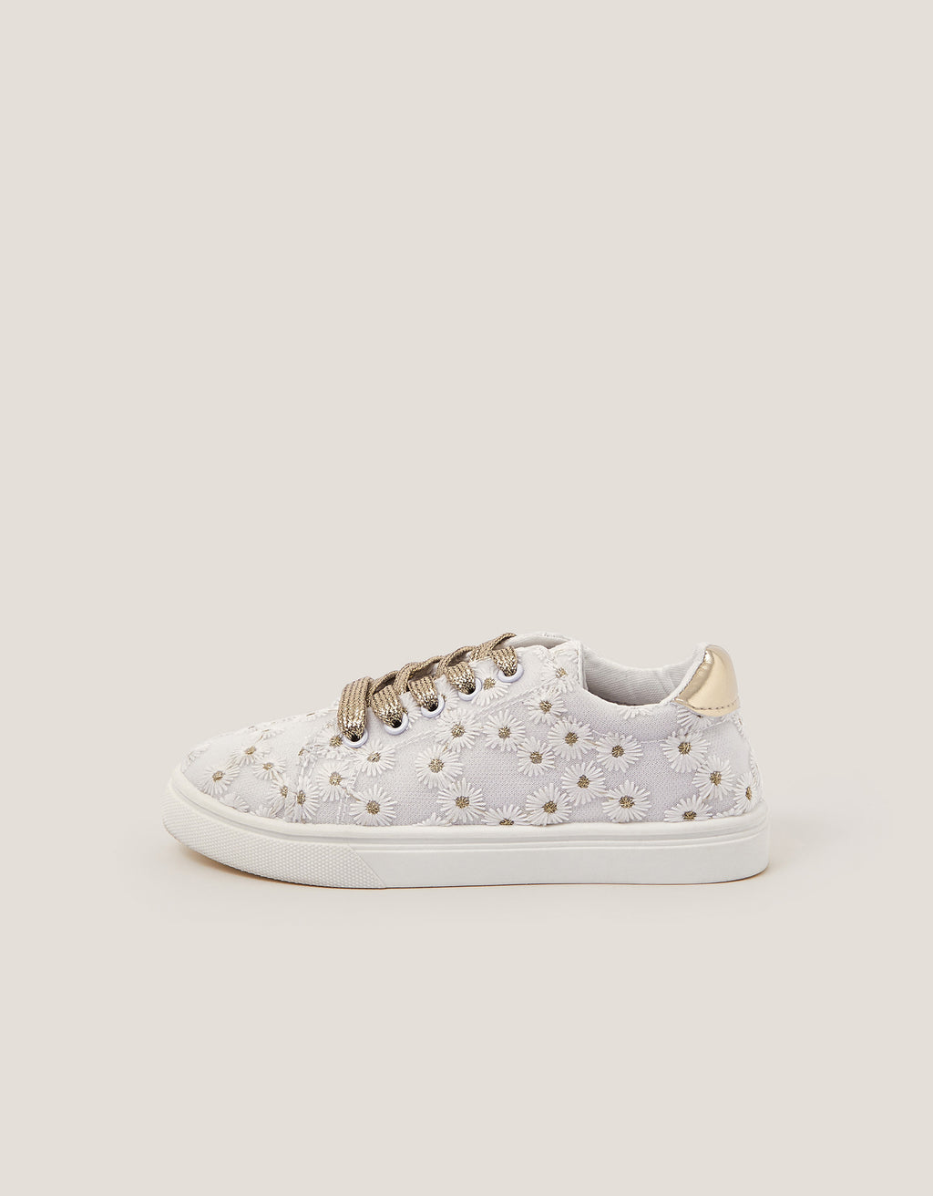 PATIKE - FLOWER EMB GOLD TRAINER