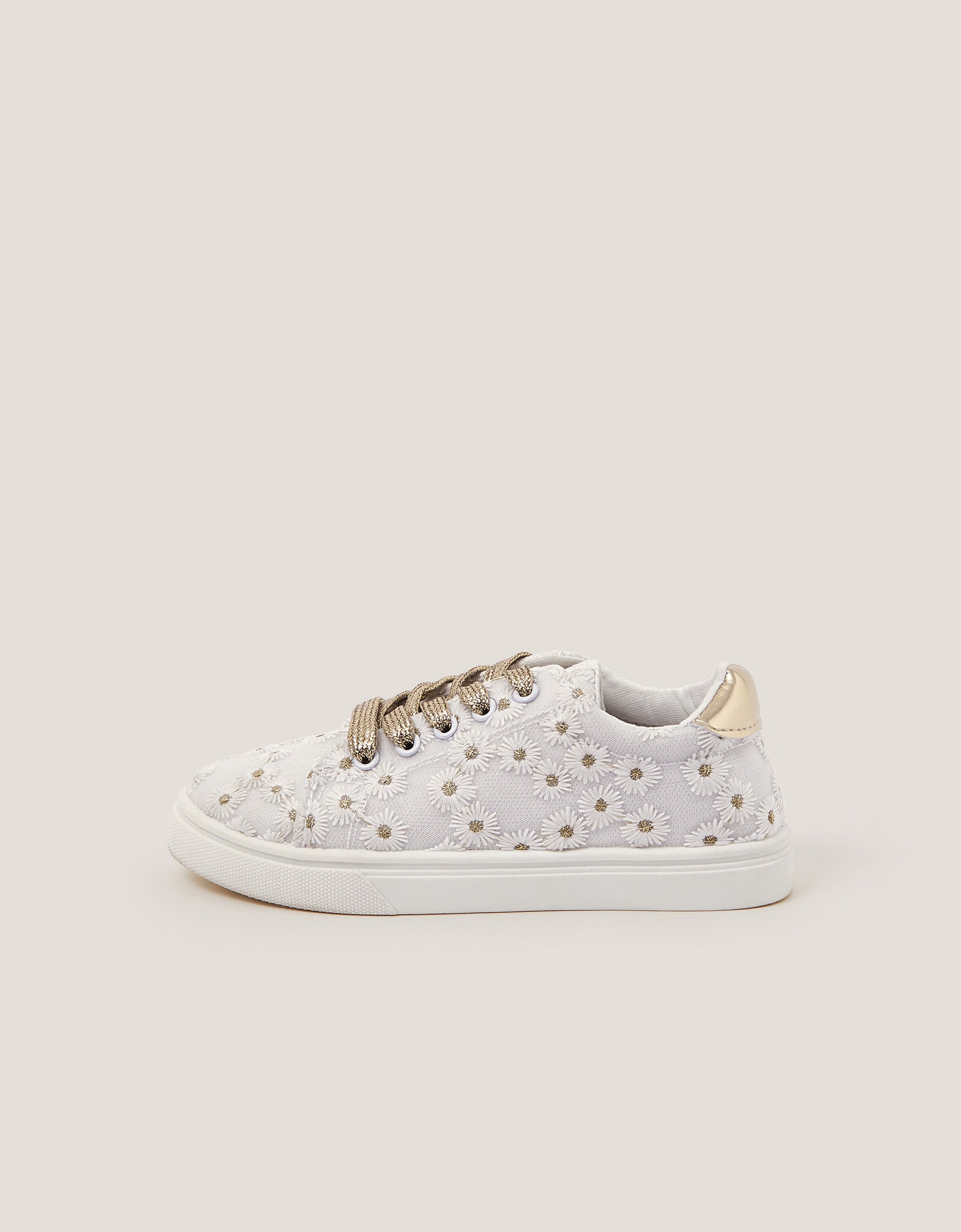 PATIKE - FLOWER EMB GOLD TRAINER