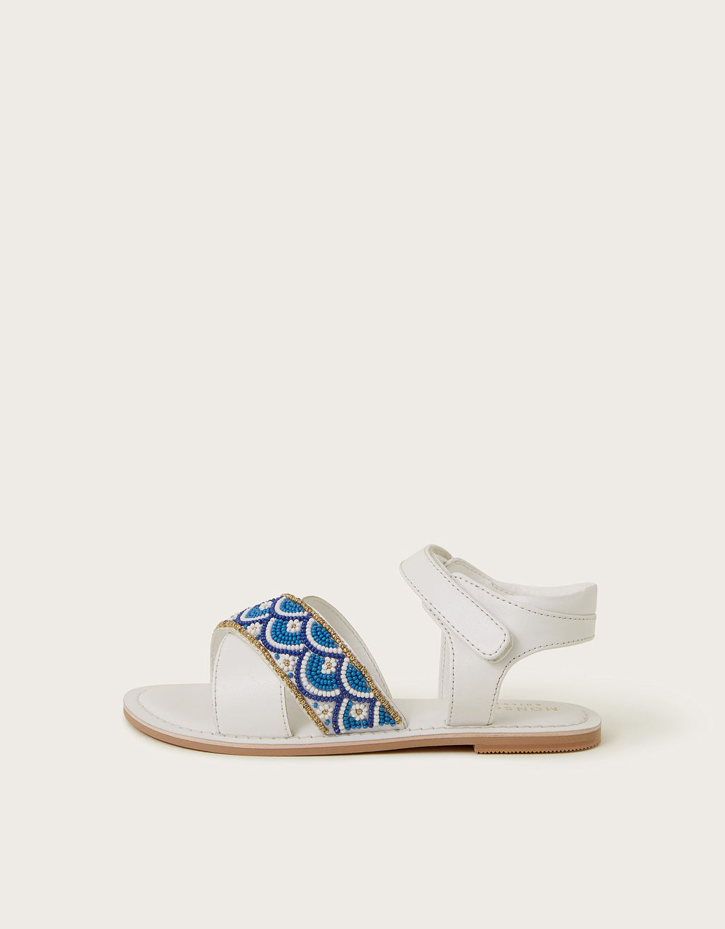 SANDALE - WHITE&BLUE SANTORINI SNDL