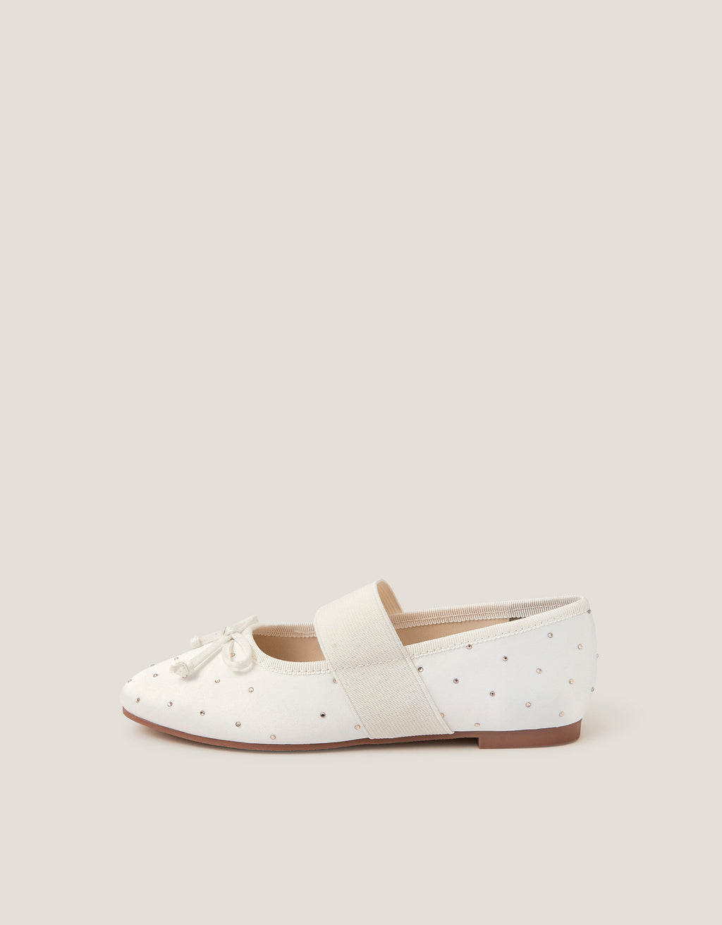 BALETANKE - IVORY DIAMANTE BALLERINA