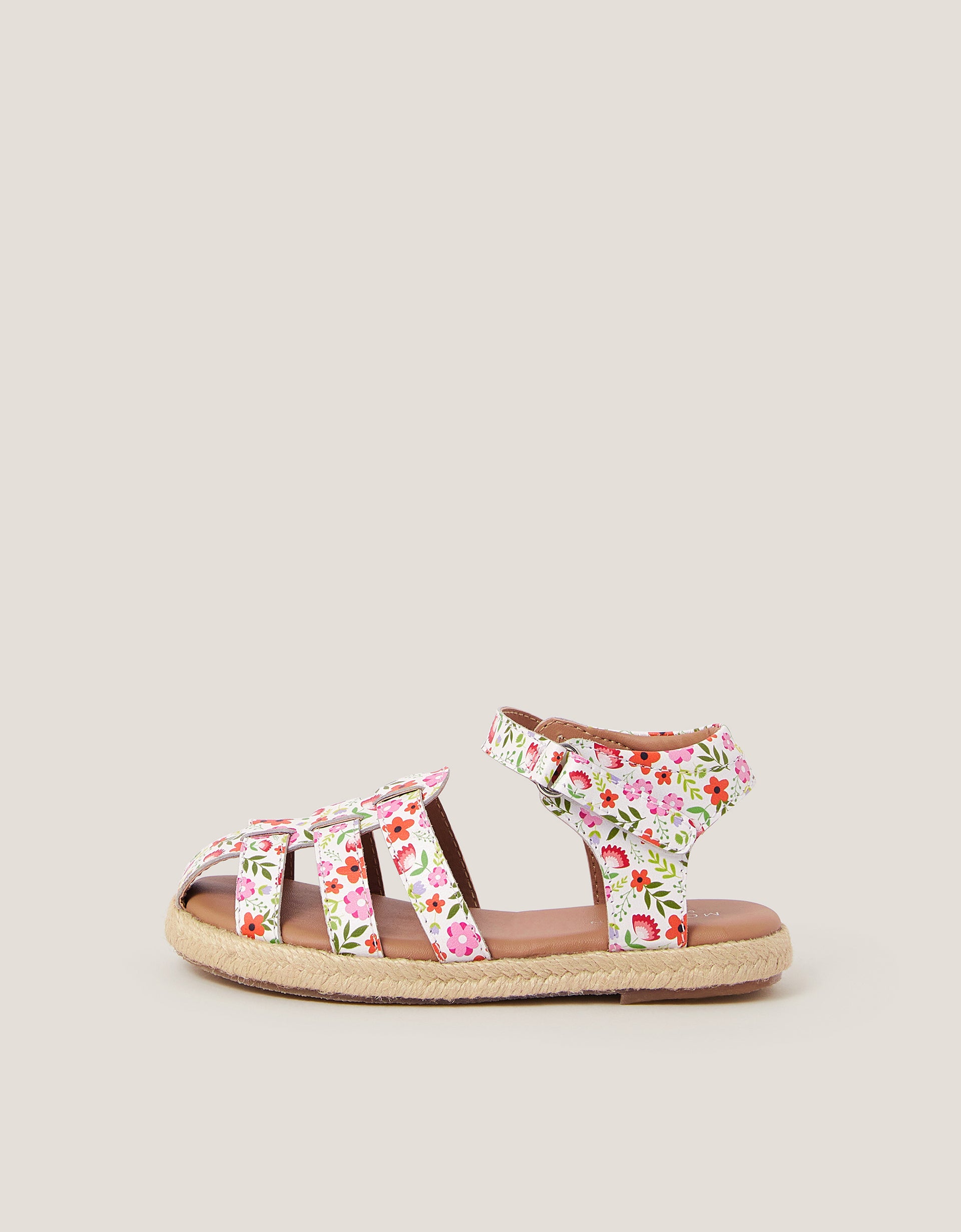 SANDALE - PRINTED FLOWER CAGED SNDL