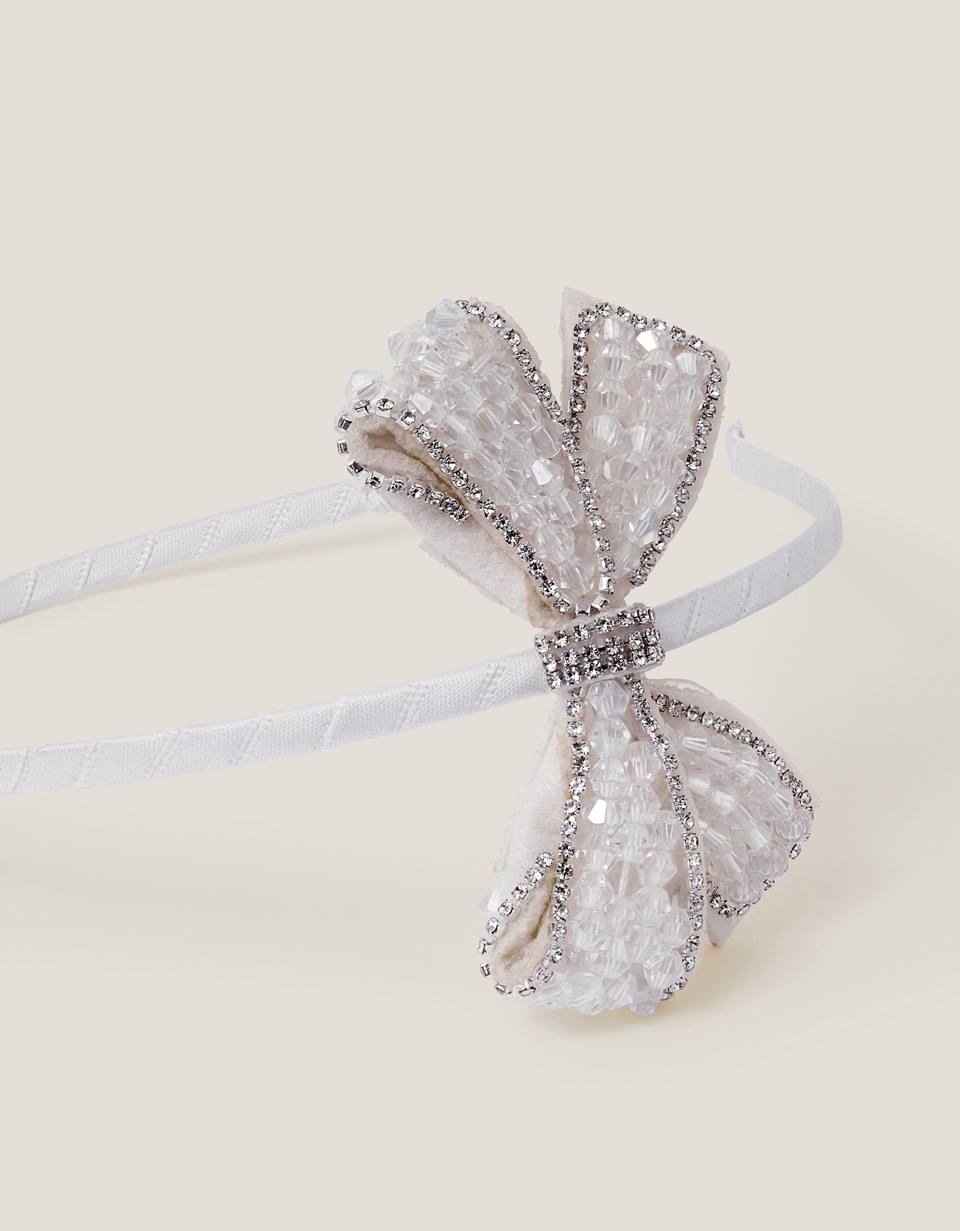 RAJF ZA KOSU - LUXE BEADED BOW ALICEBAND